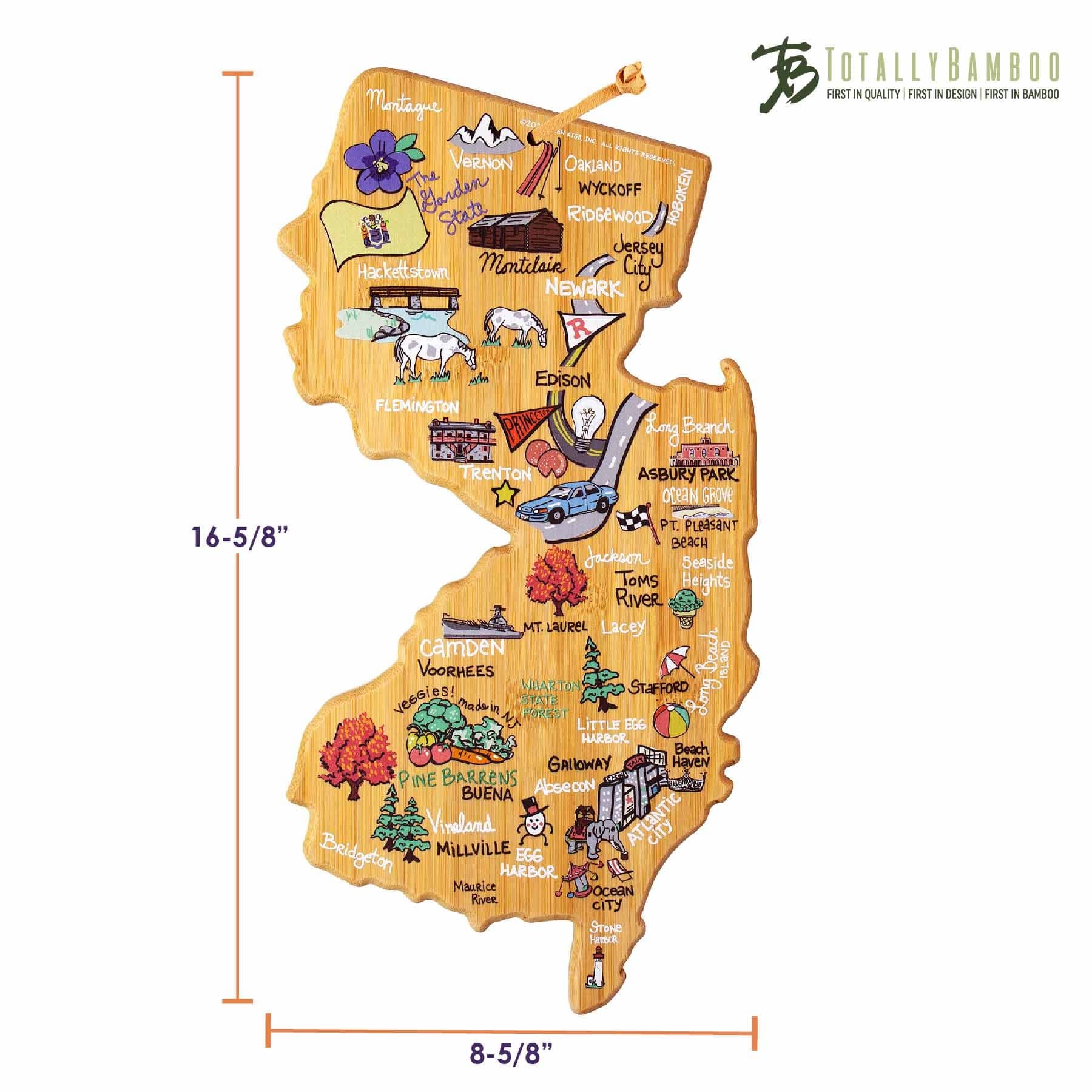 totally-bamboo-new-jersey-state-shaped-cutting-board-with-fish-kiss-artwork-by-a image 7