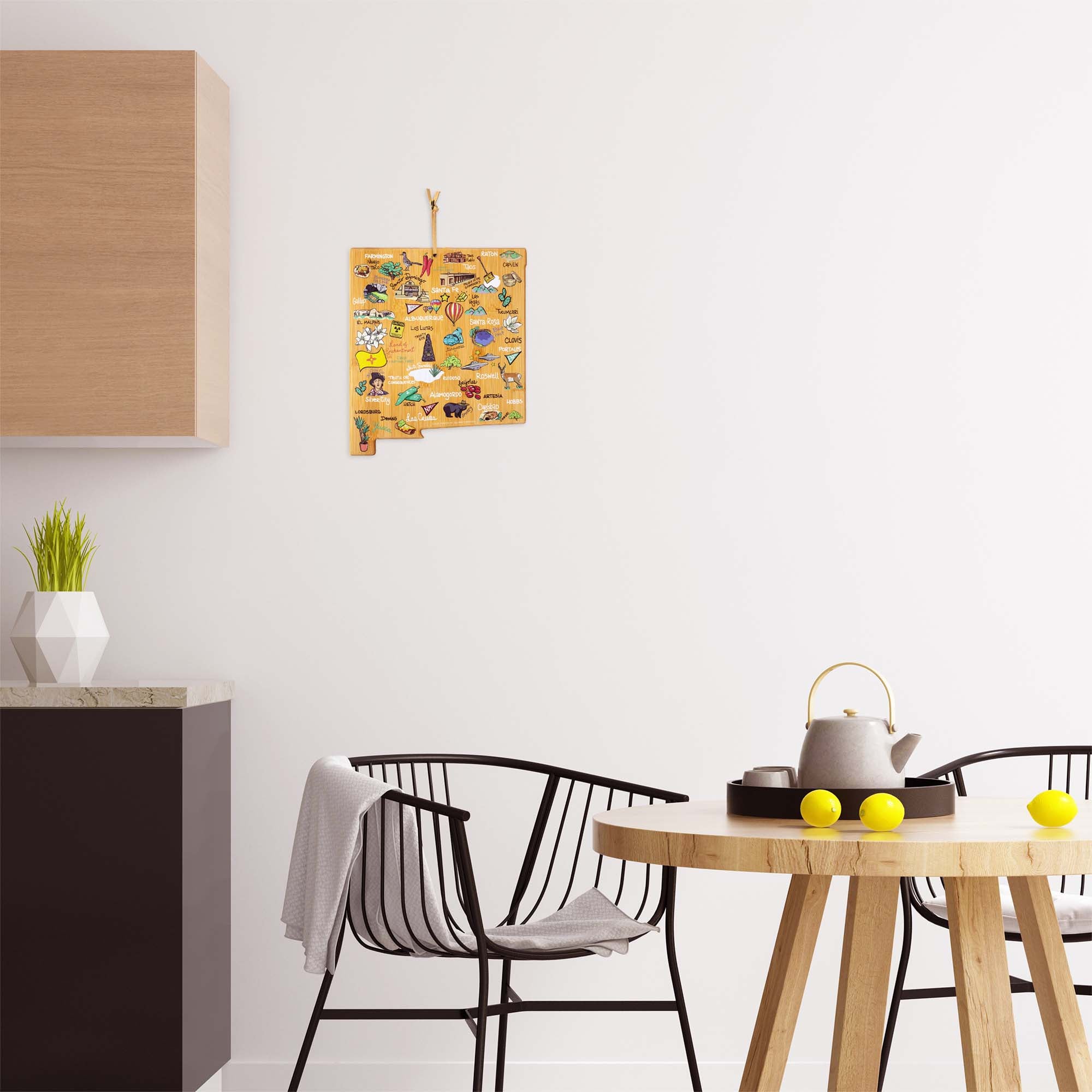 totally-bamboo-new-mexico-state-shaped-cutting-board-with-fish-kiss-artwork-by-a image 3