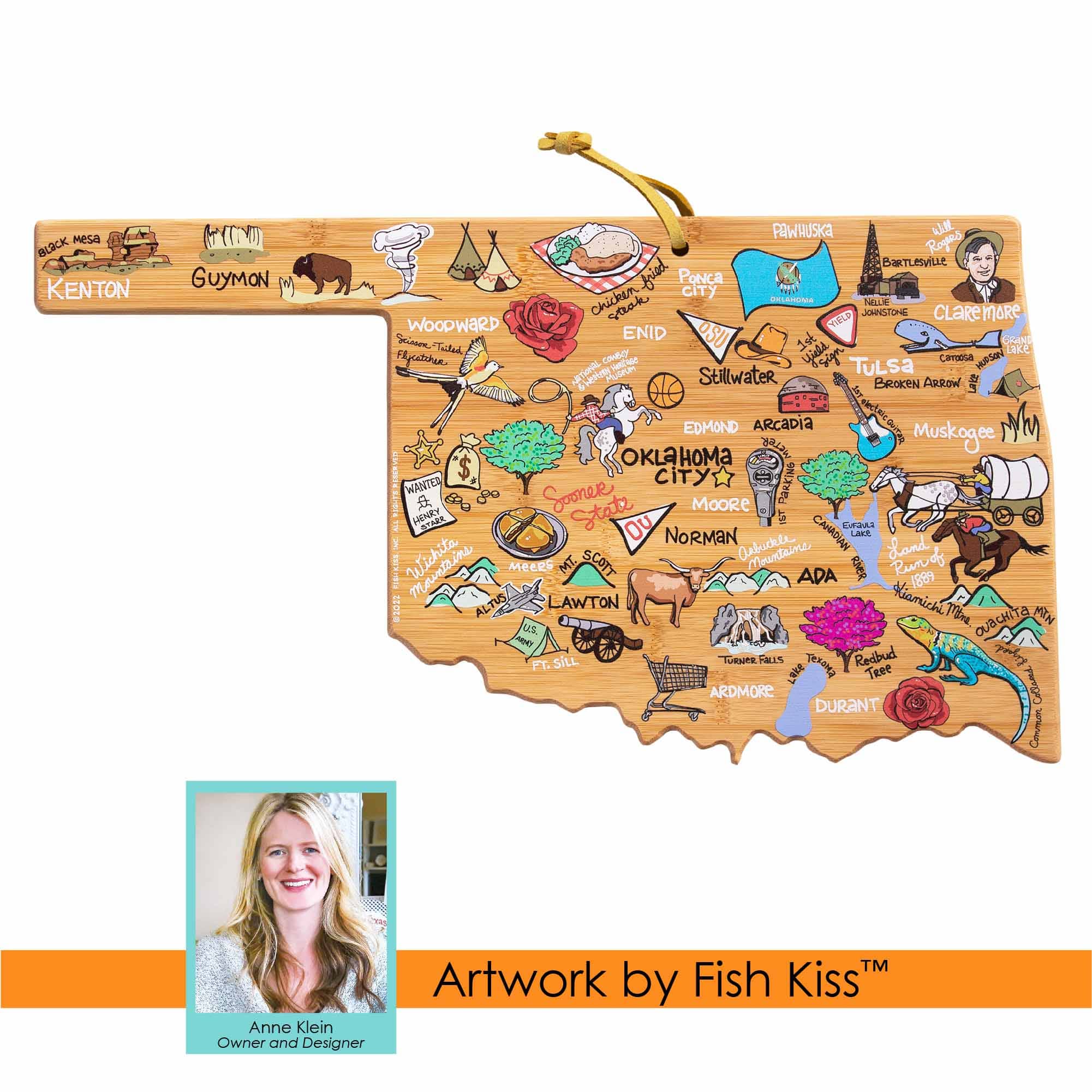totally-bamboo-oklahoma-cutting-board-with-artwork-by-fish-kiss image 7
