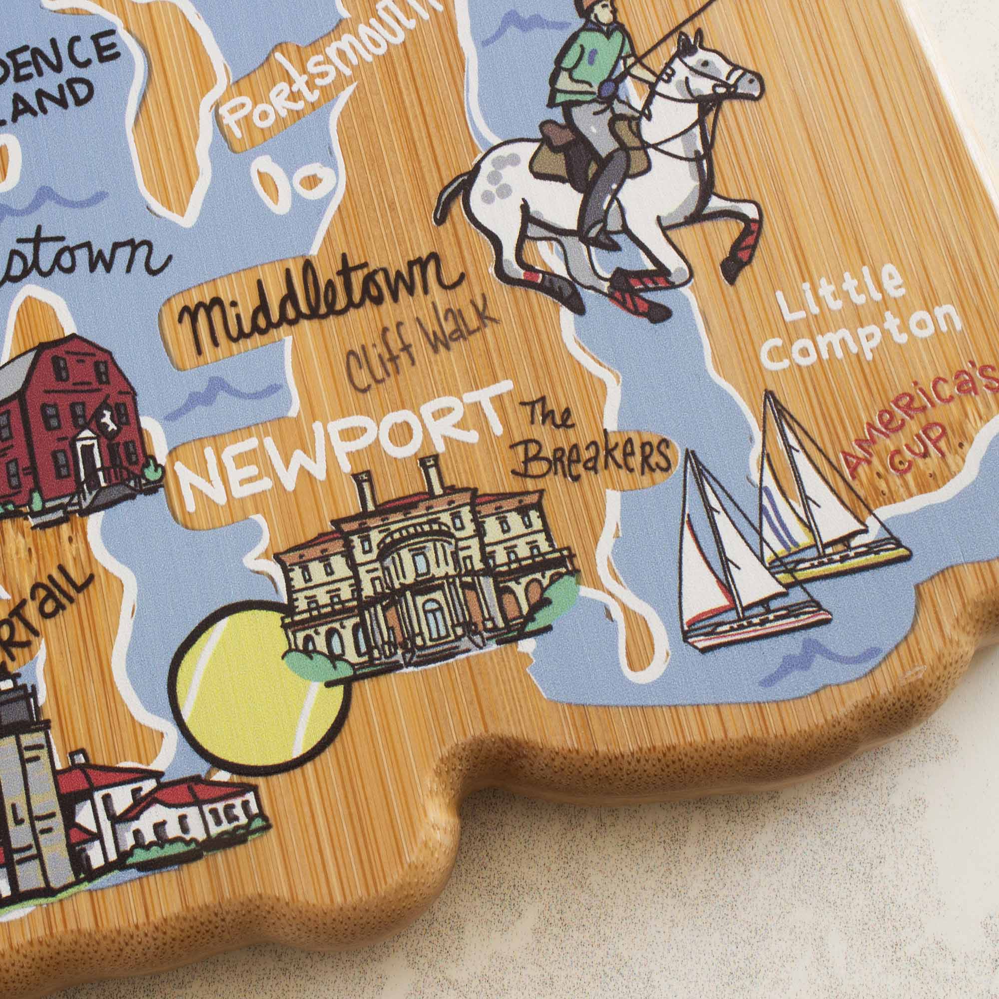 totally-bamboo-rhode-island-state-shaped-cutting-board-with-artwork-by-fish-kiss image 6