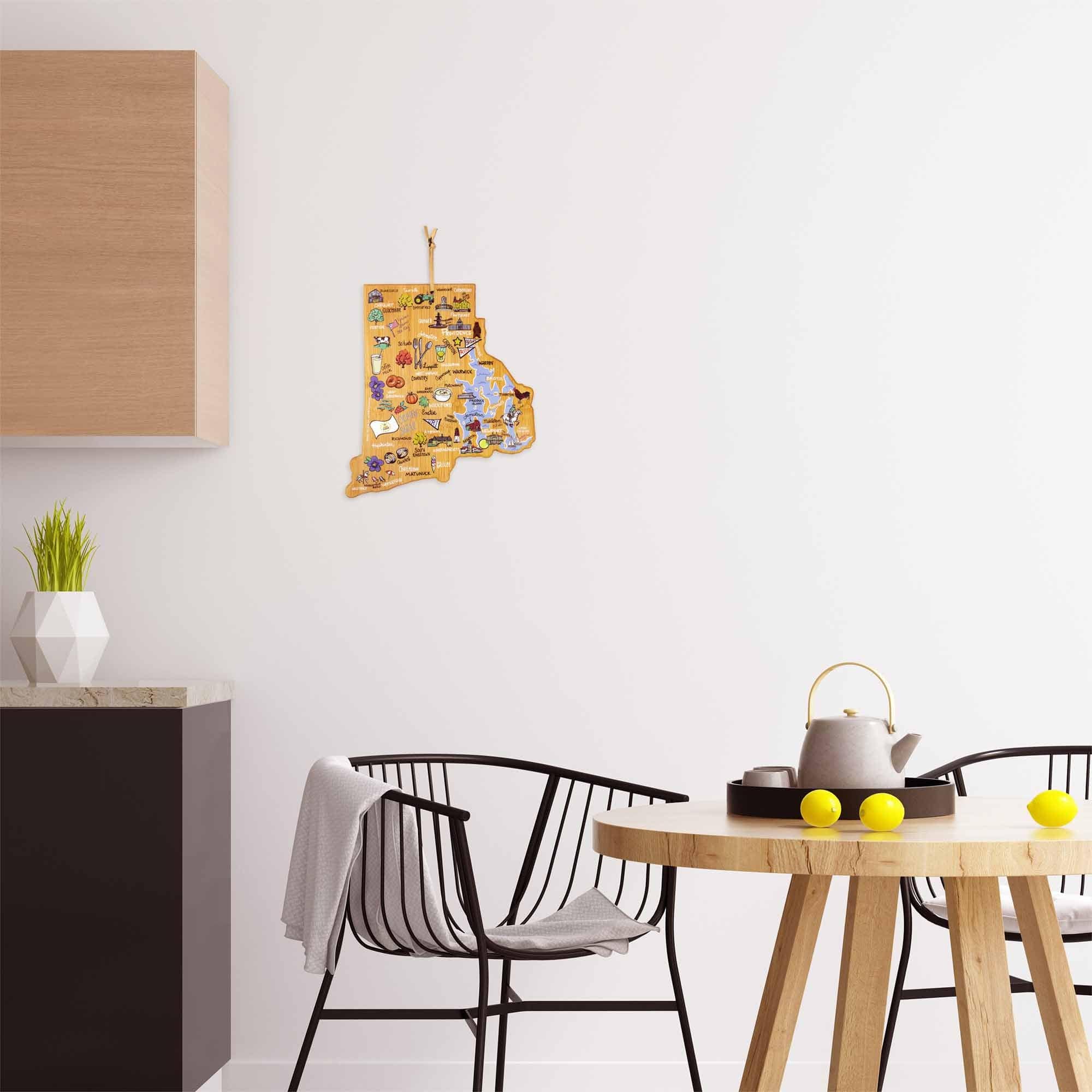 totally-bamboo-rhode-island-state-shaped-cutting-board-with-artwork-by-fish-kiss image 4