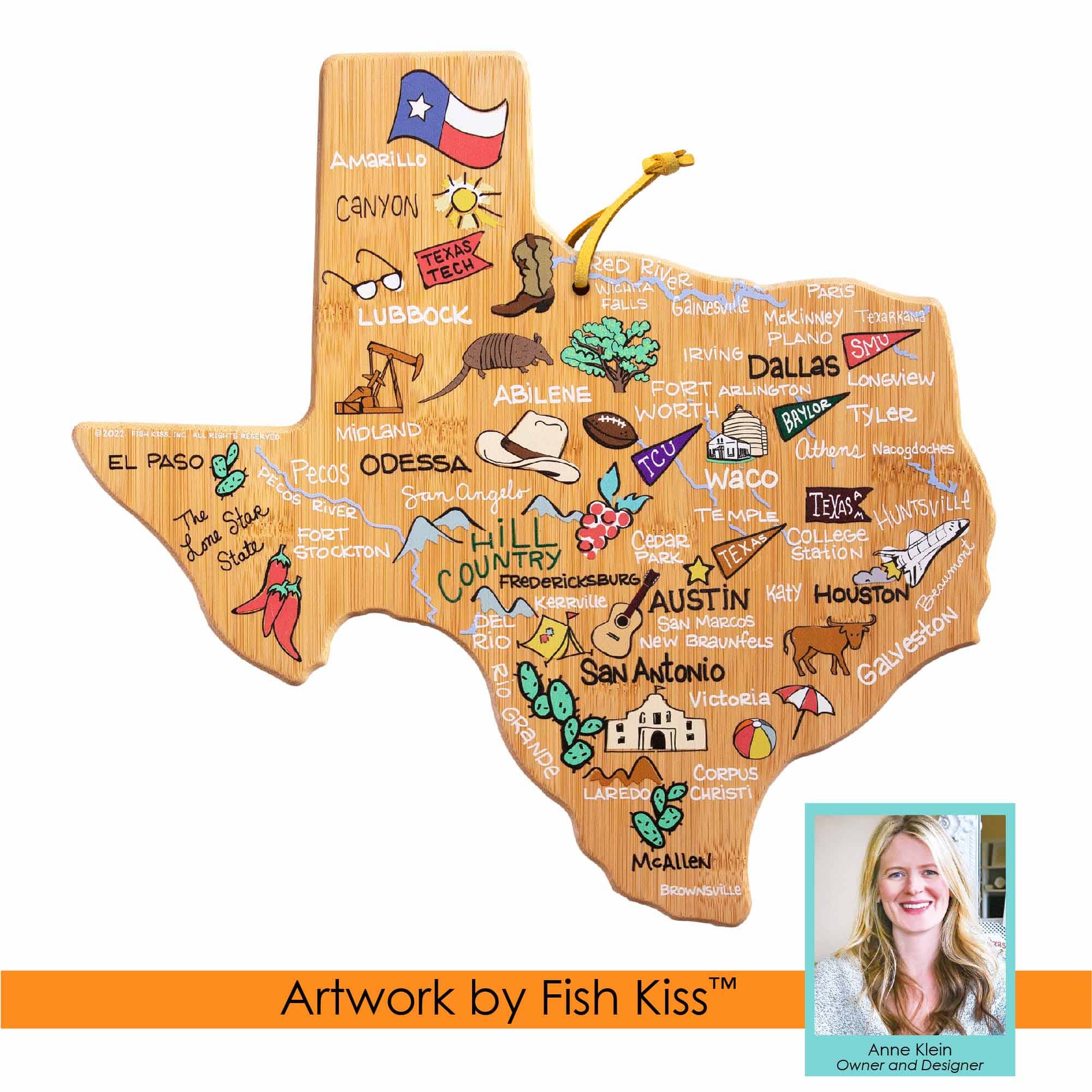 totally-bamboo-texas-cutting-board-with-artwork-by-fish-kiss image 6