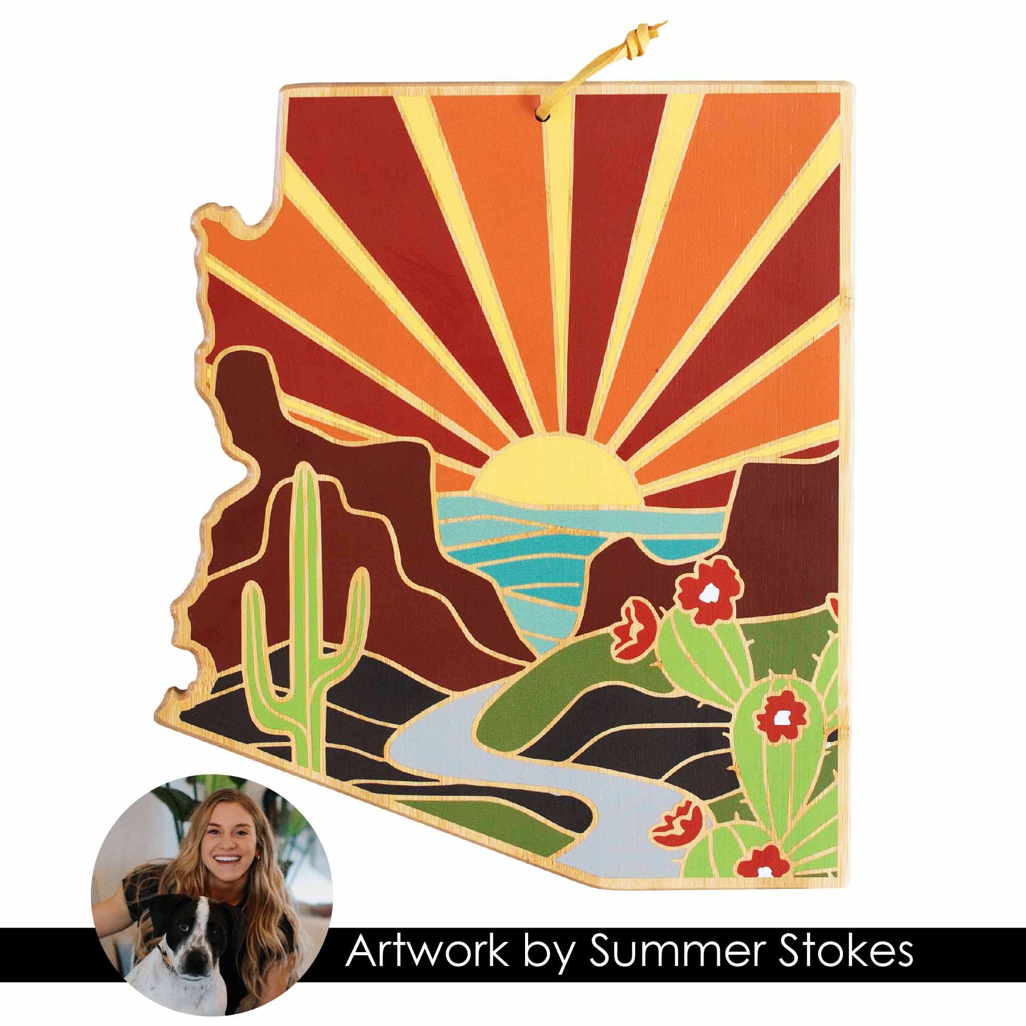 totally-bamboo-arizona-state-shaped-cutting-board-with-summer-stokes-artwork image 8