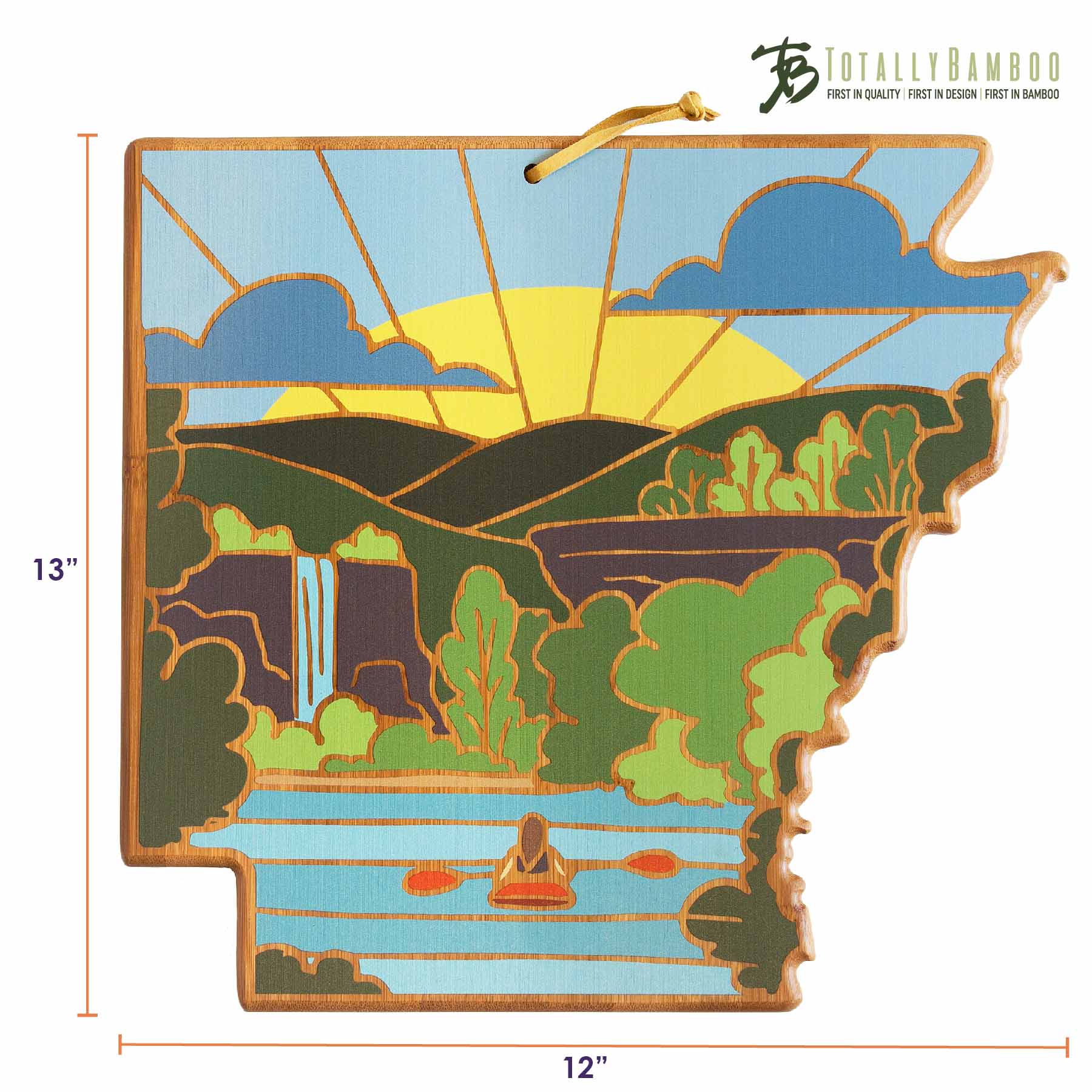 totally-bamboo-arkansas-state-shaped-cutting-board-with-artwork-by-summer-stokes image 8