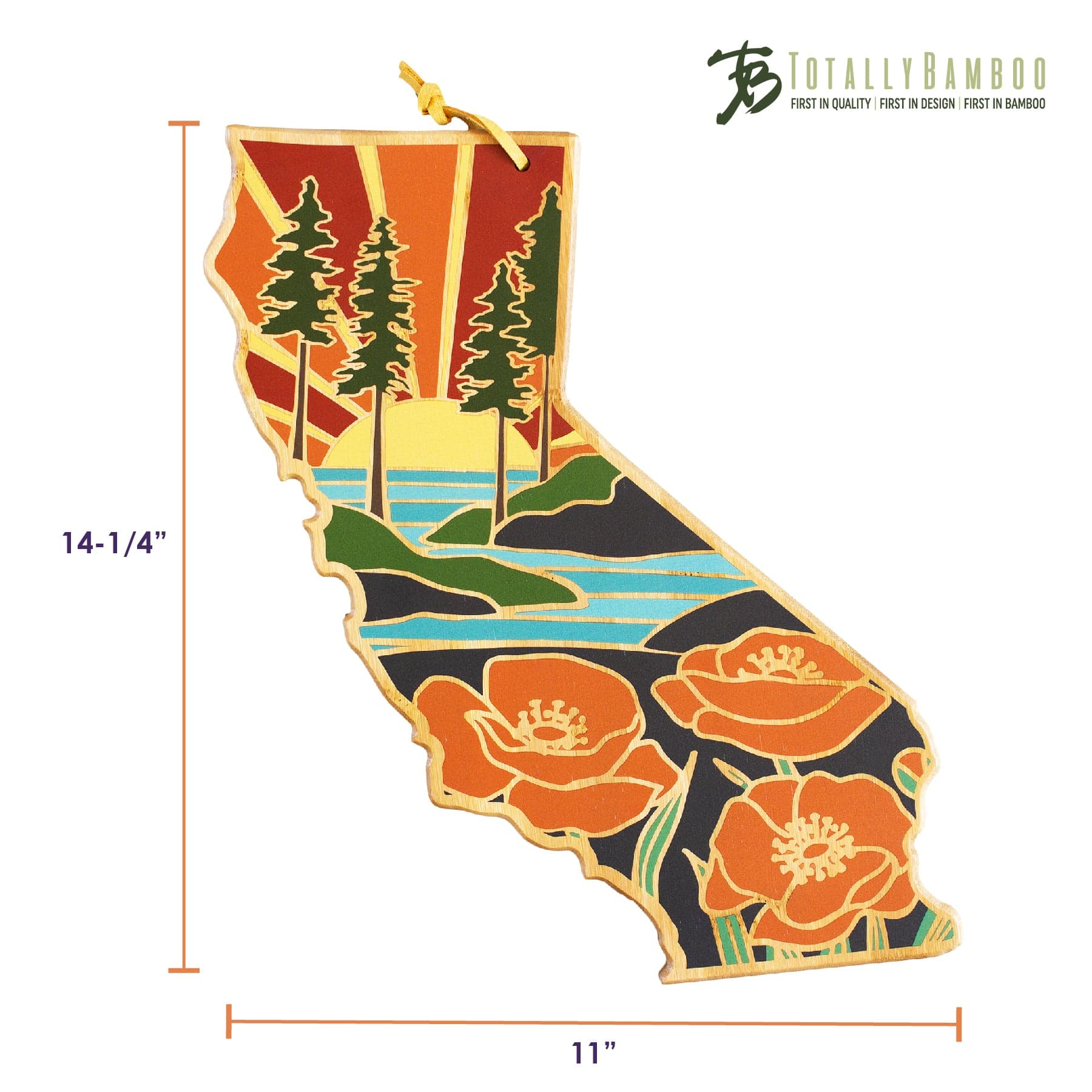 totally-bamboo-california-state-shaped-cutting-board-with-summer-stokes-artwork- image 7