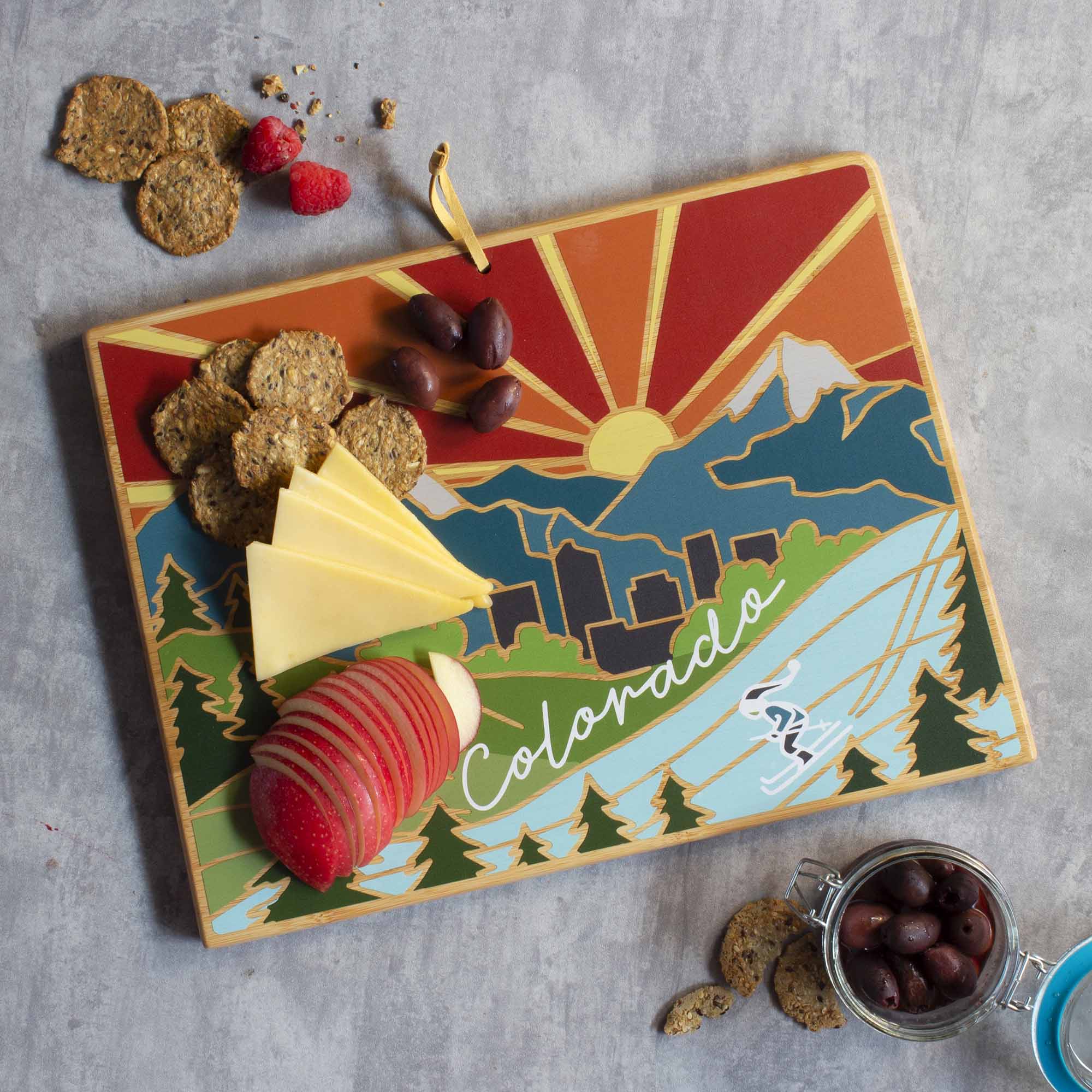 totally-bamboo-colorado-cutting-board-with-artwork-by-summer-stokes image 2