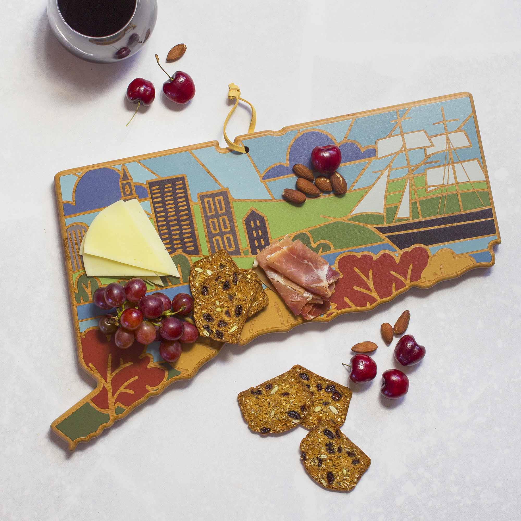 totally-bamboo-connecticut-cutting-board-with-summer-stokes-artwork image 2