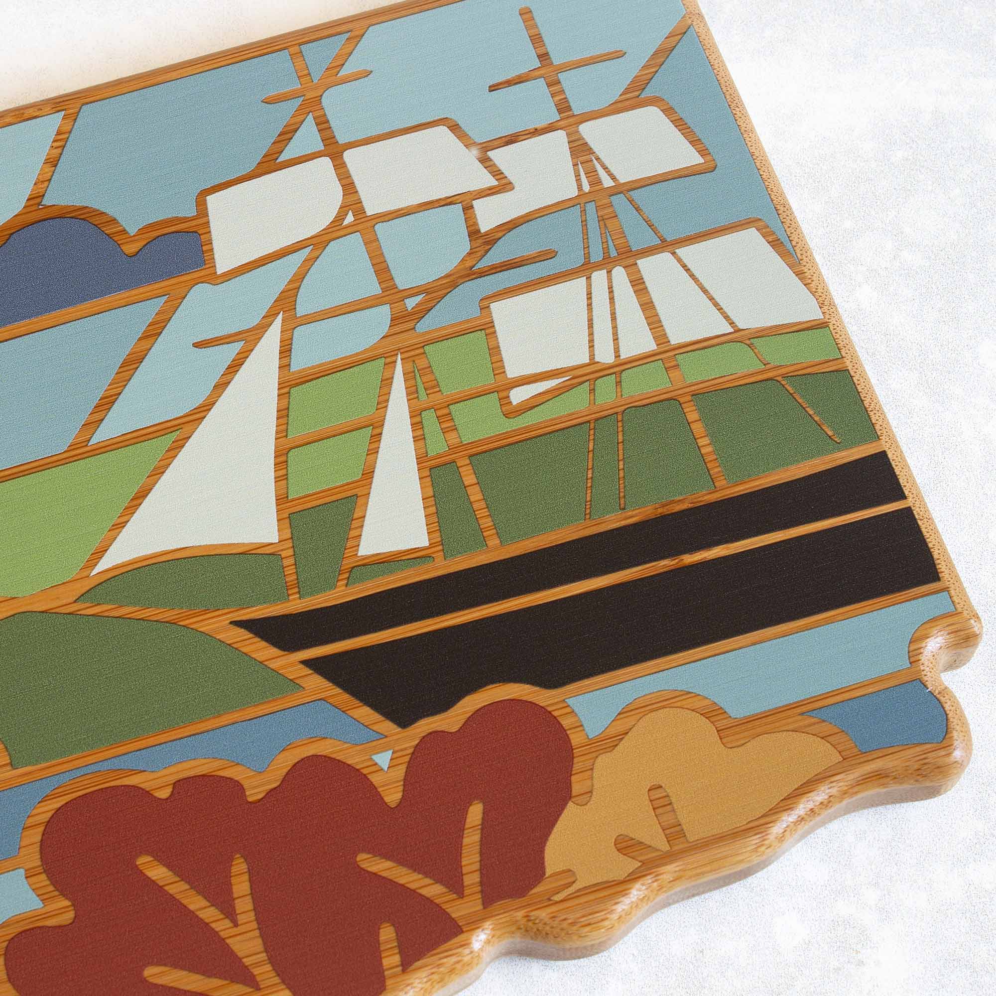 totally-bamboo-connecticut-cutting-board-with-summer-stokes-artwork image 6