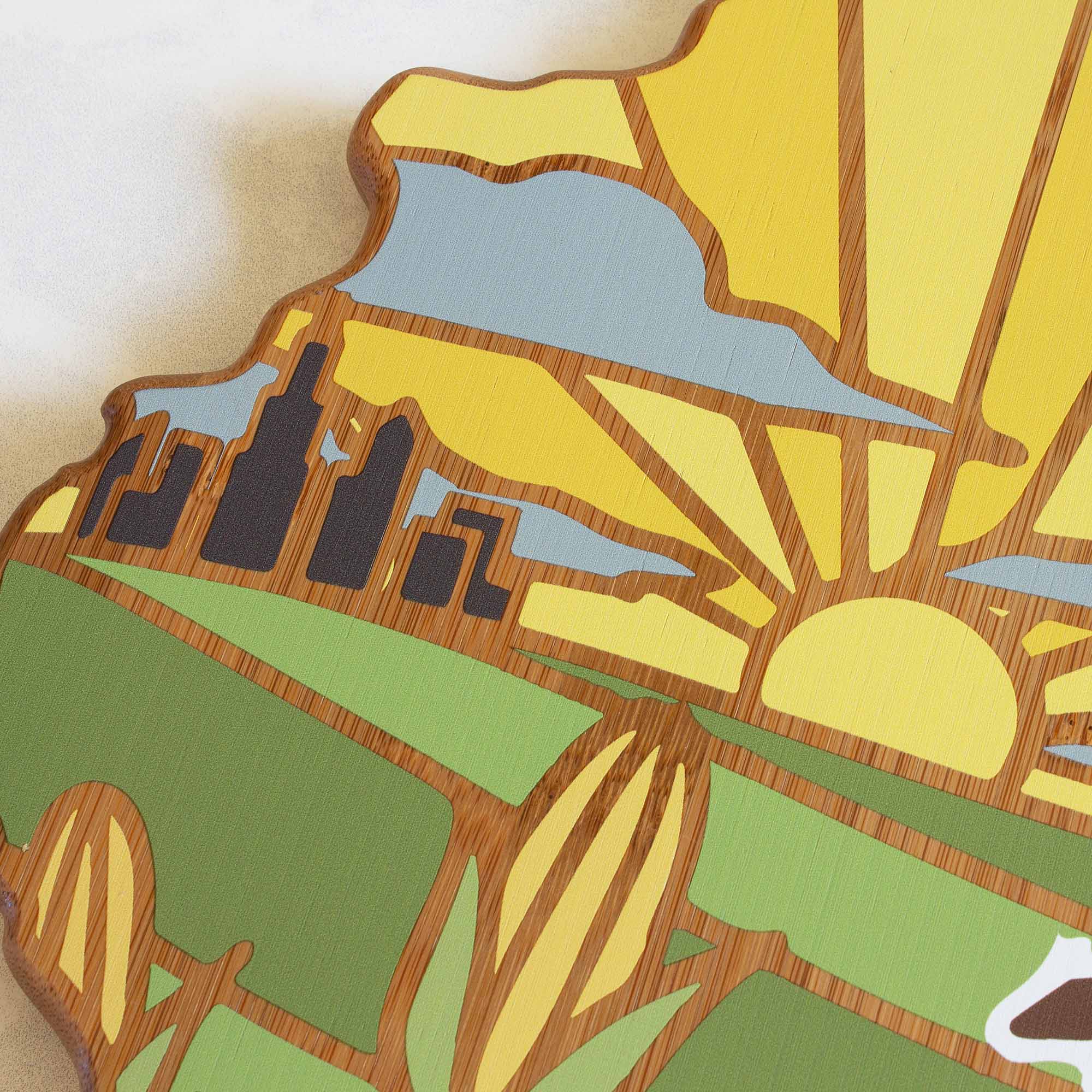 totally-bamboo-illinois-state-shaped-cutting-board-with-summer-stokes-artwork-ba image 5