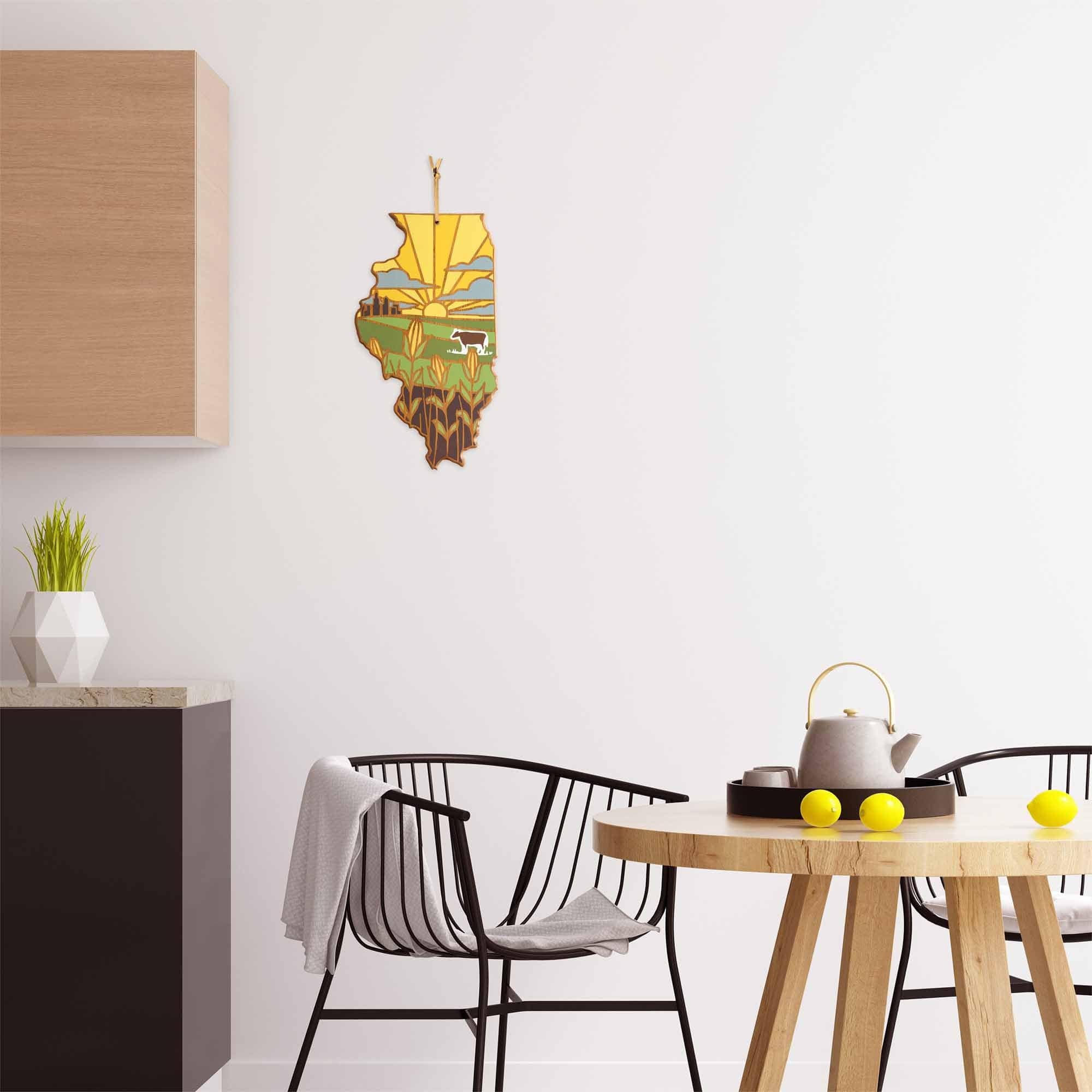 totally-bamboo-illinois-state-shaped-cutting-board-with-summer-stokes-artwork-ba image 4