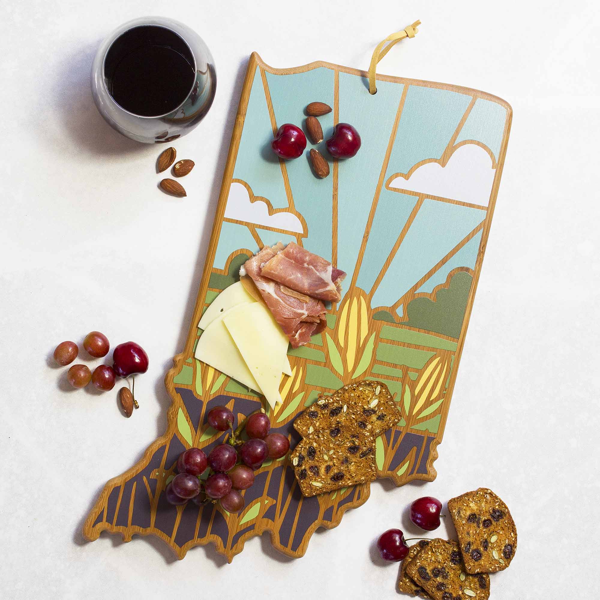 totally-bamboo-indiana-cutting-board-with-artwork-by-summer-stokes image 2