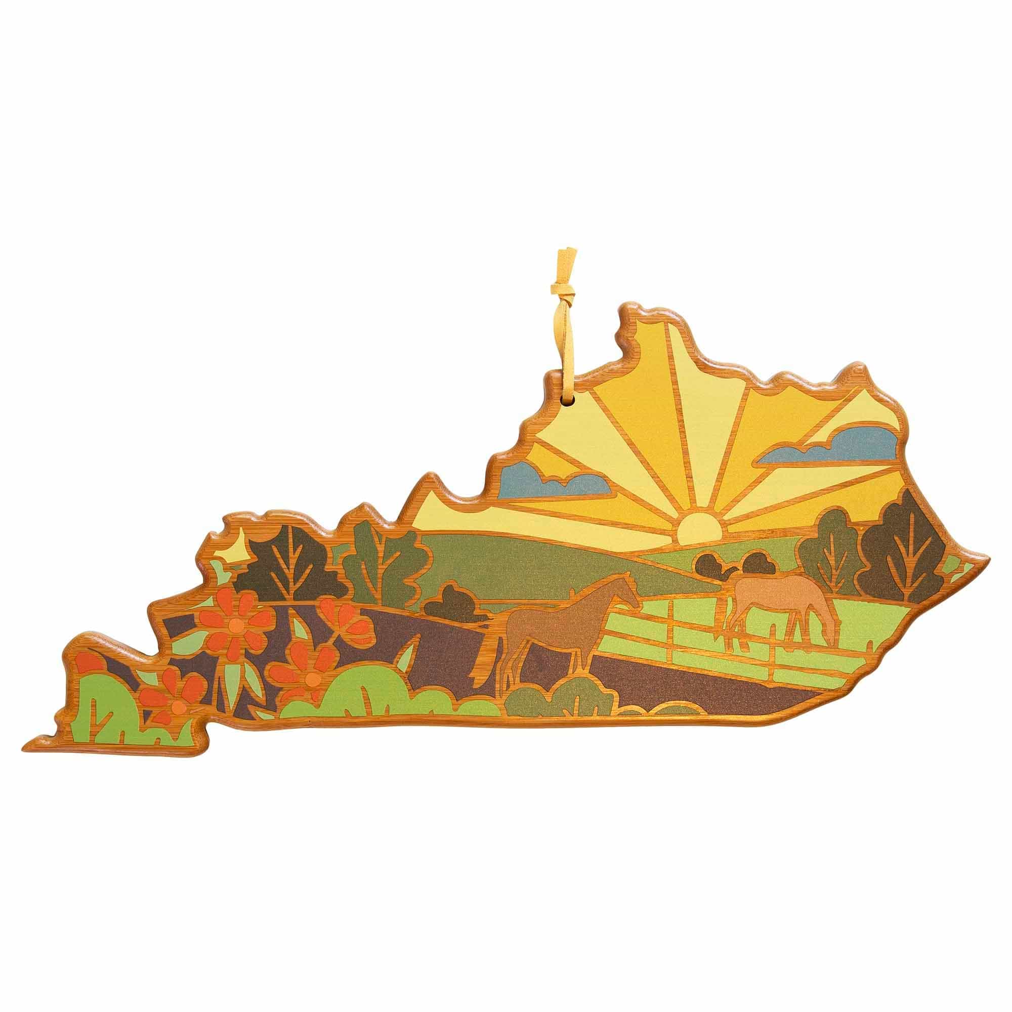 totally-bamboo-kentucky-cutting-board-with-artwork-by-summer-stokes image 1