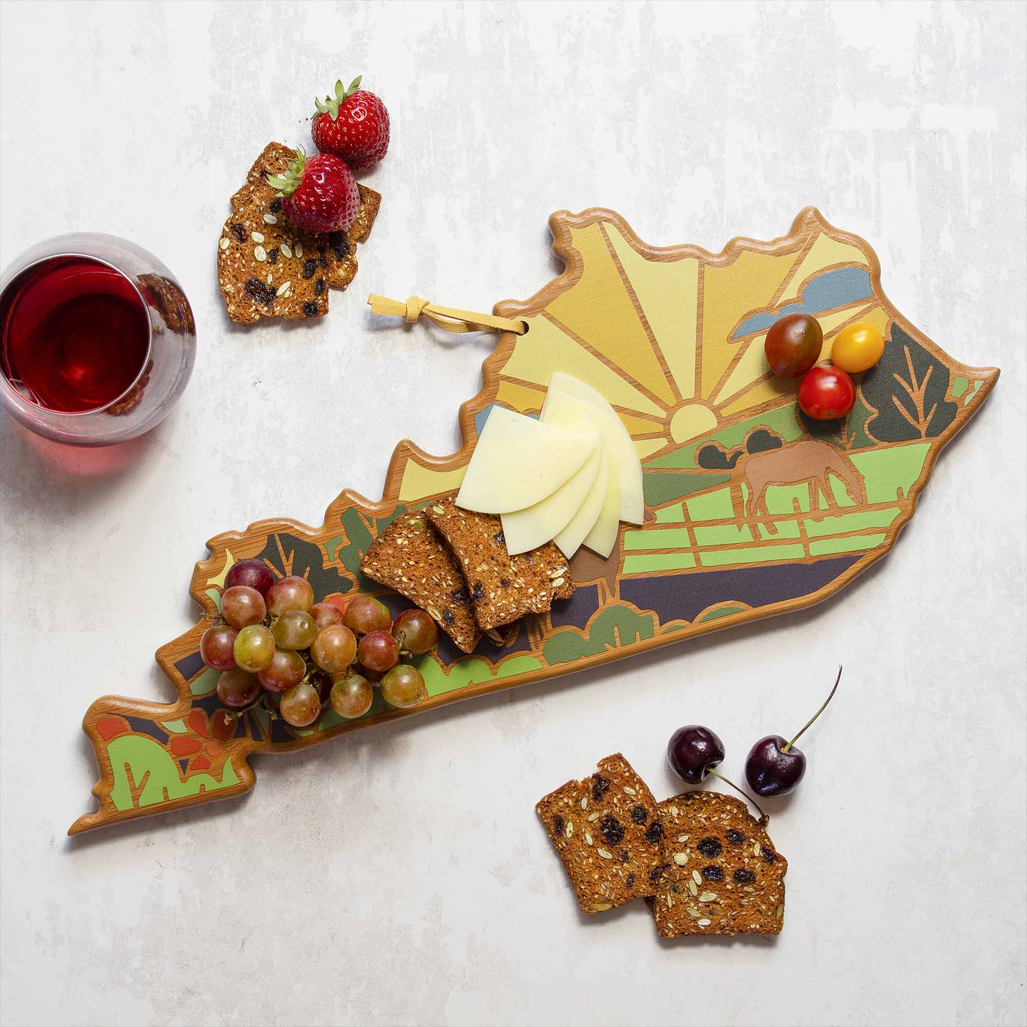 totally-bamboo-kentucky-cutting-board-with-artwork-by-summer-stokes image 2