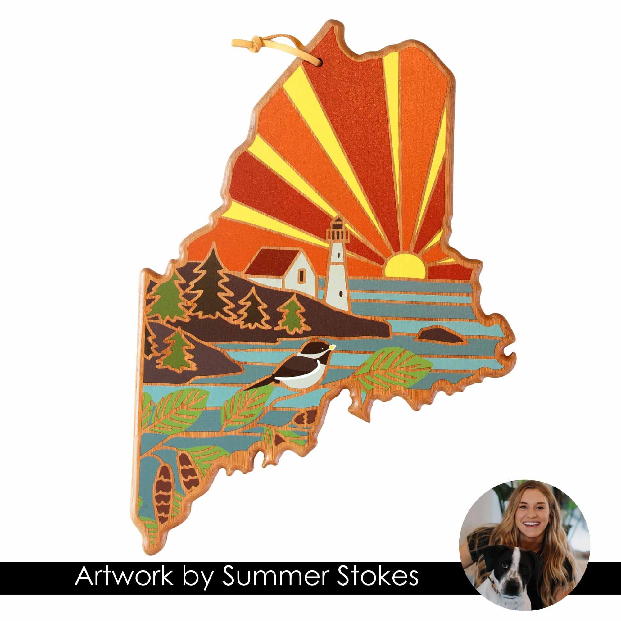totally-bamboo-maine-cutting-board-with-artwork-by-summer-stokes image 7