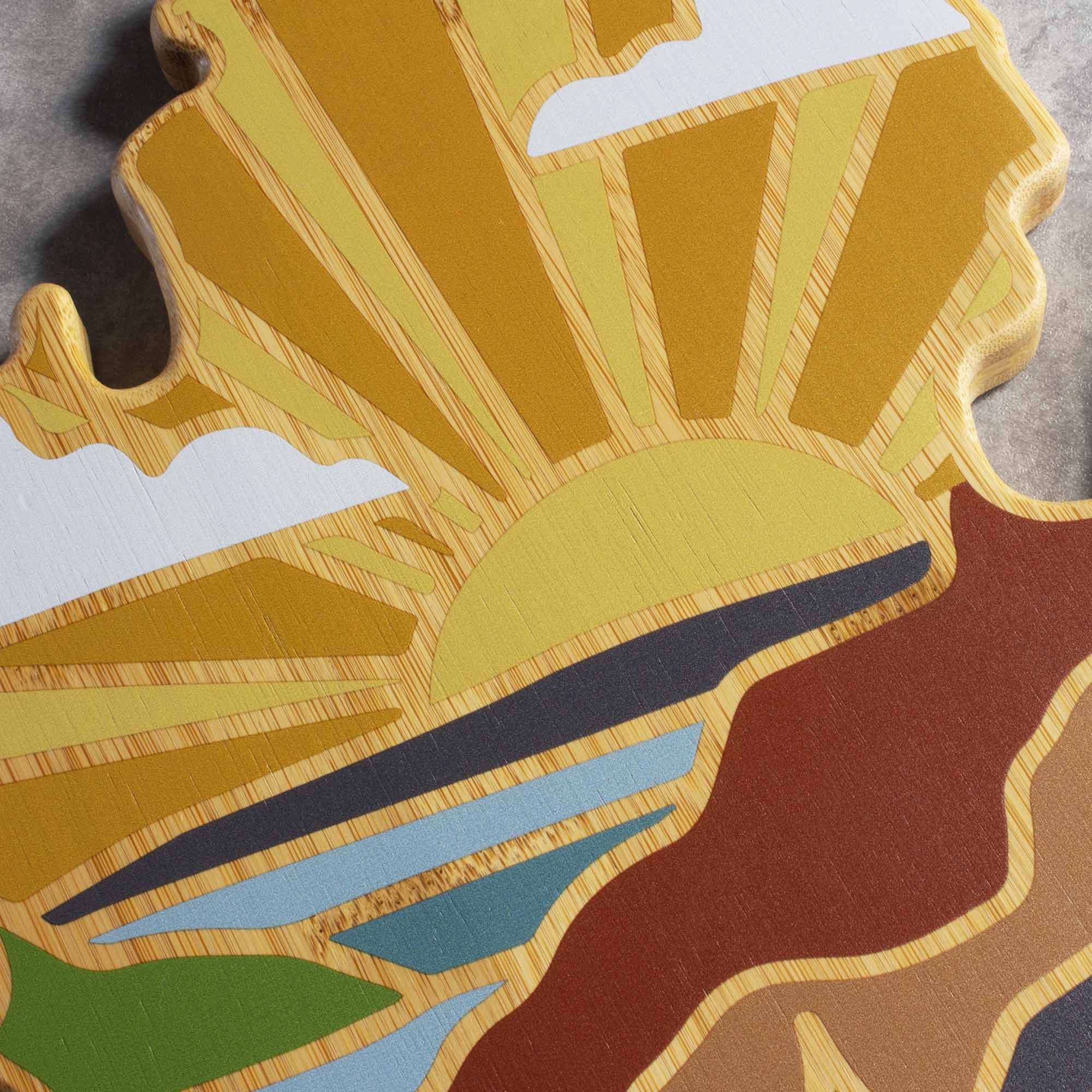 totally-bamboo-michigan-mitten-cutting-board-with-artwork-by-summer-stokes image 7