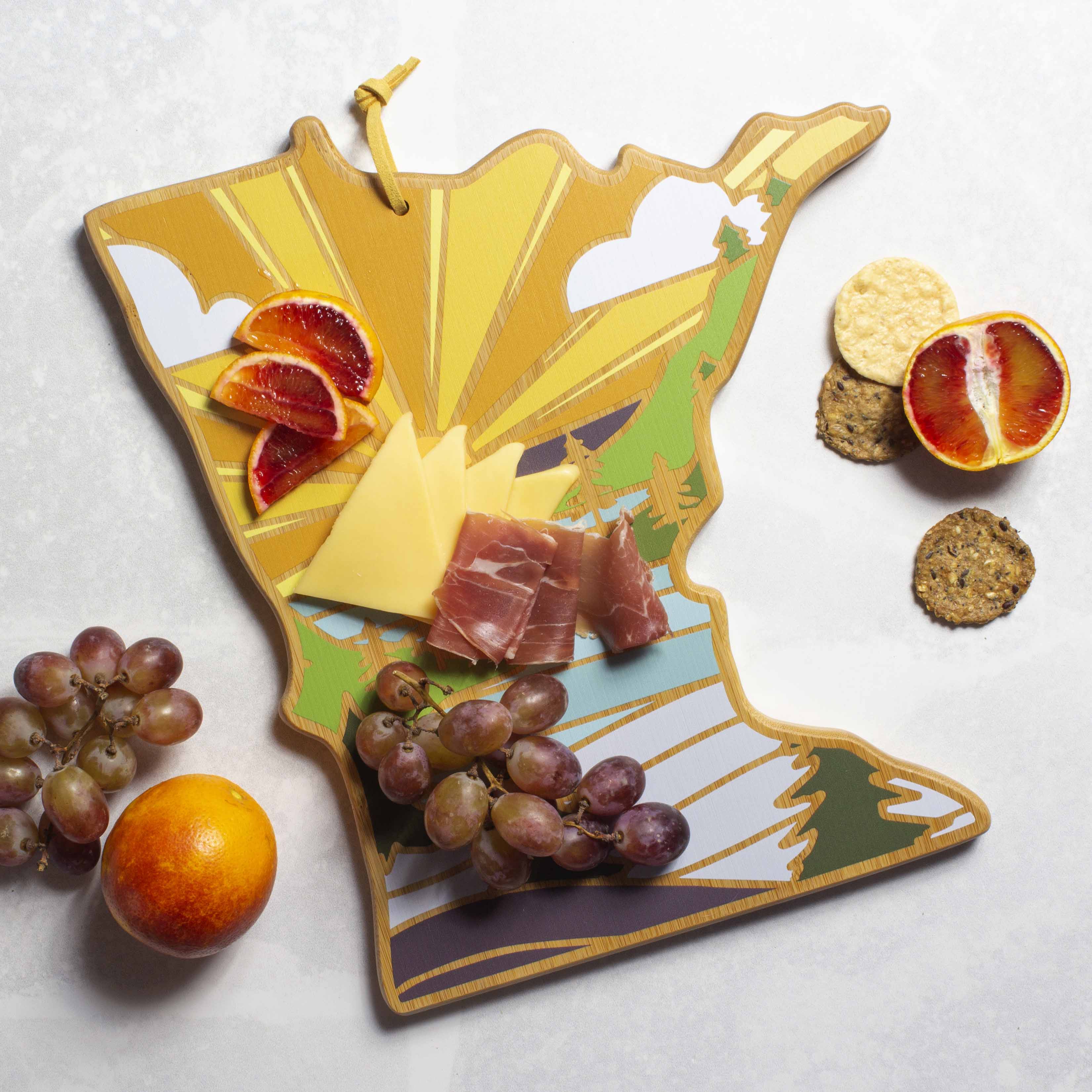 totally-bamboo-minnesota-cutting-board-with-artwork-by-summer-stokes image 2