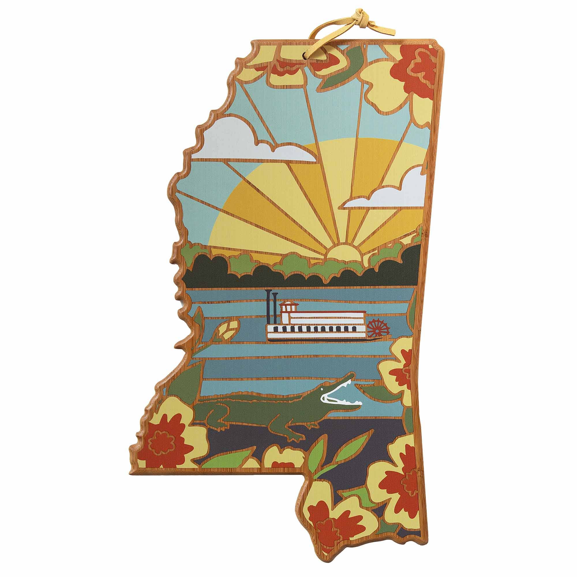 totally-bamboo-mississippi-state-shaped-cutting-board-with-summer-stokes-artwork image 1