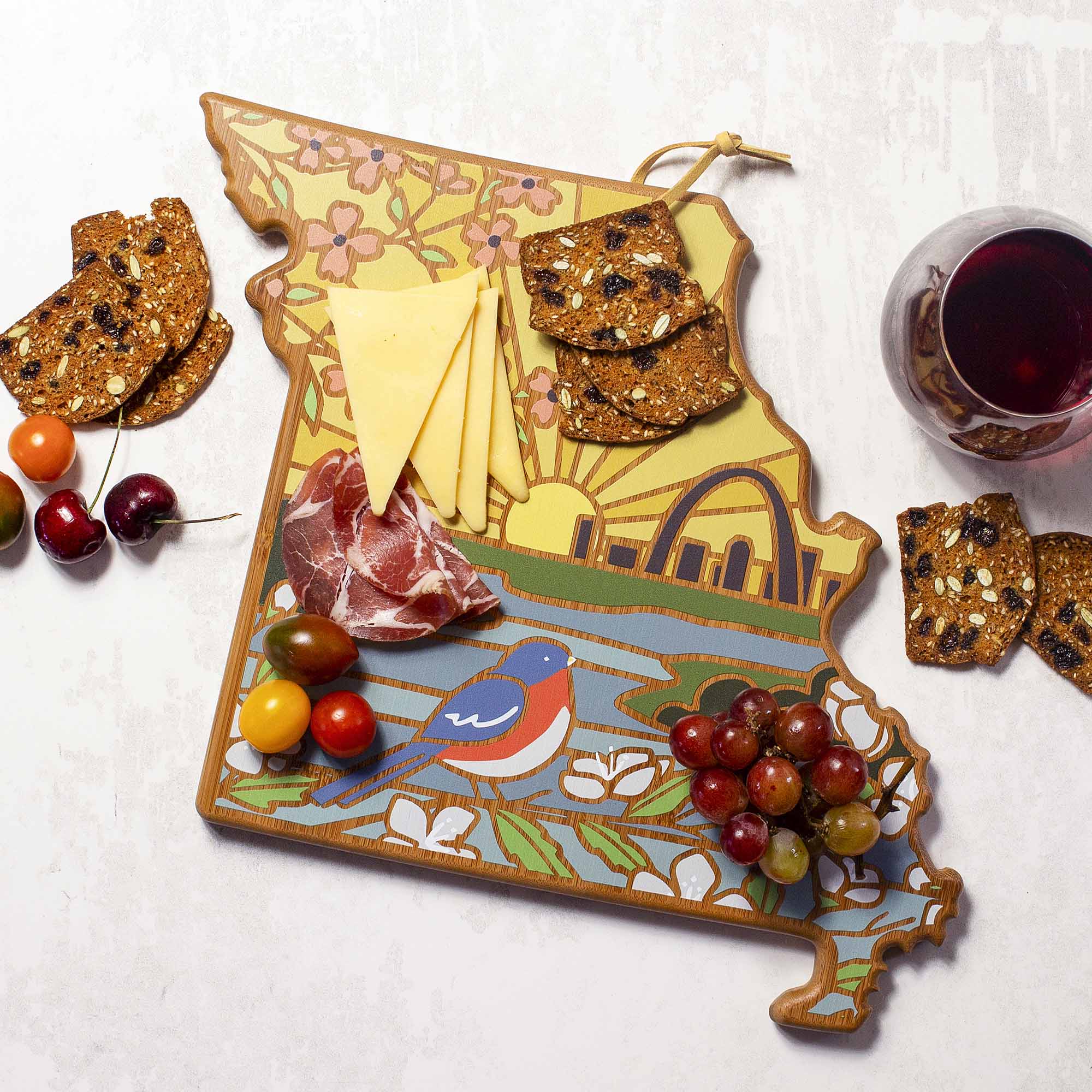 totally-bamboo-missouri-cutting-board-with-artwork-by-summer-stokes image 2