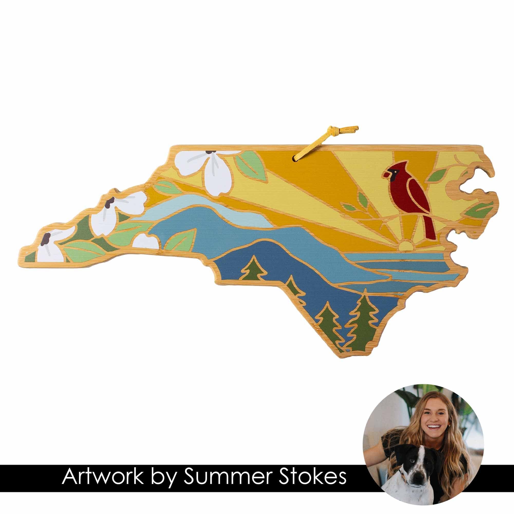 totally-bamboo-north-carolina-cutting-board-with-artwork-by-summer-stokes image 6