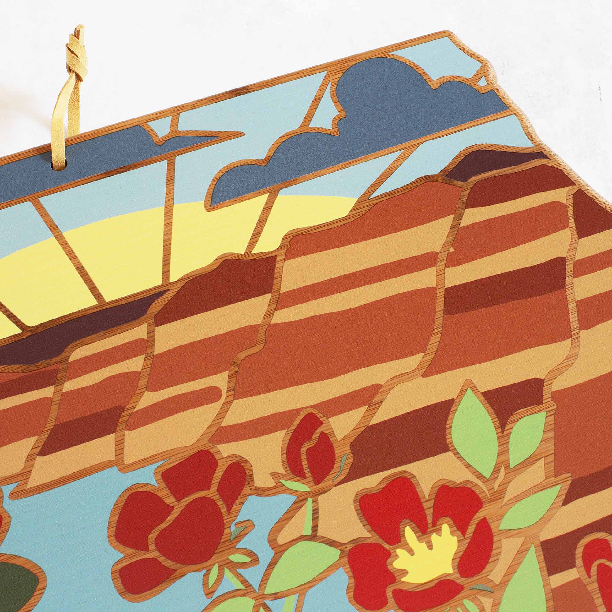 totally-bamboo-north-dakota-cutting-board-with-artwork-by-summer-stokes-state-sh image 5