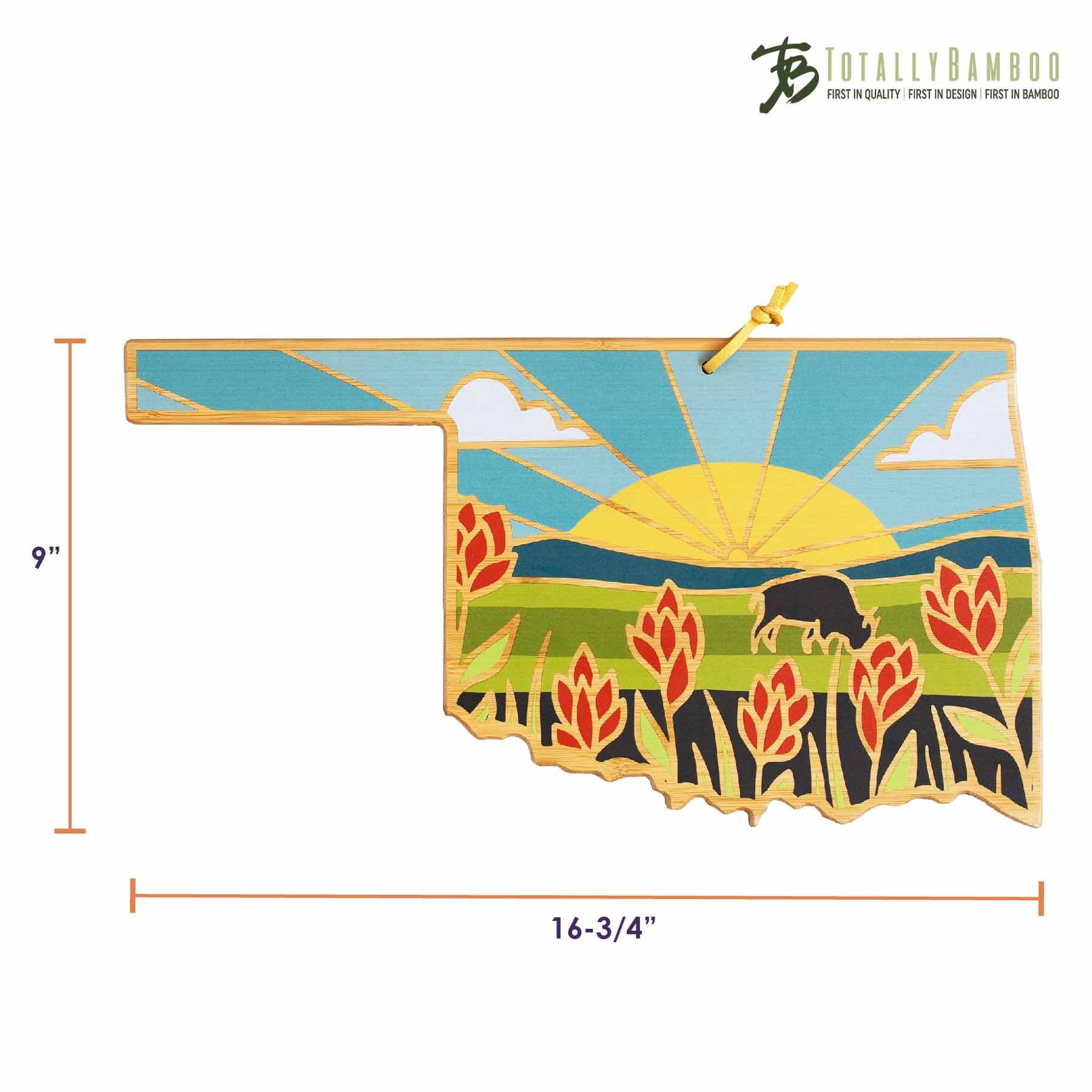totally-bamboo-oklahoma-state-shaped-cutting-board-with-artwork-by-summer-stokes image 8