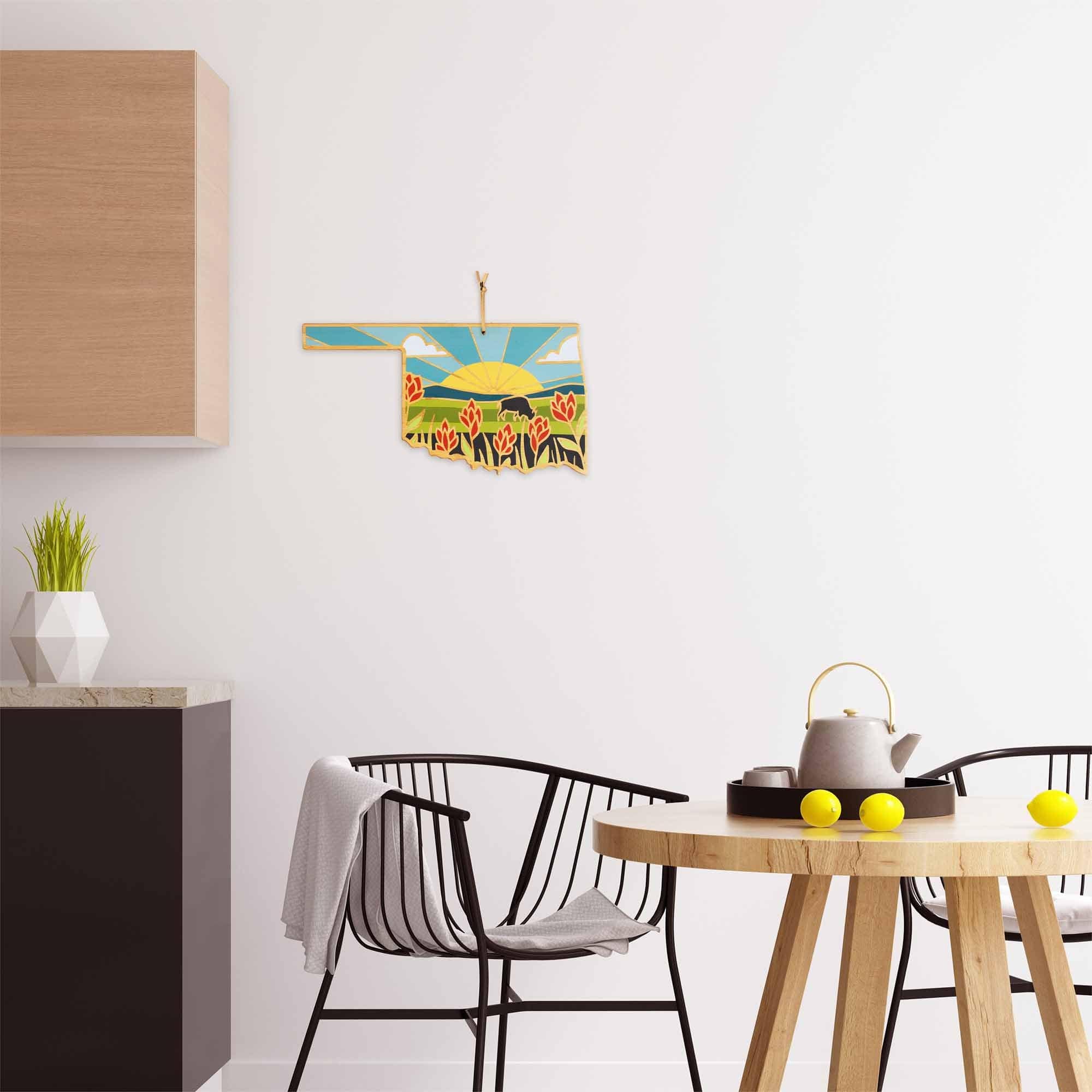 totally-bamboo-oklahoma-state-shaped-cutting-board-with-artwork-by-summer-stokes image 4