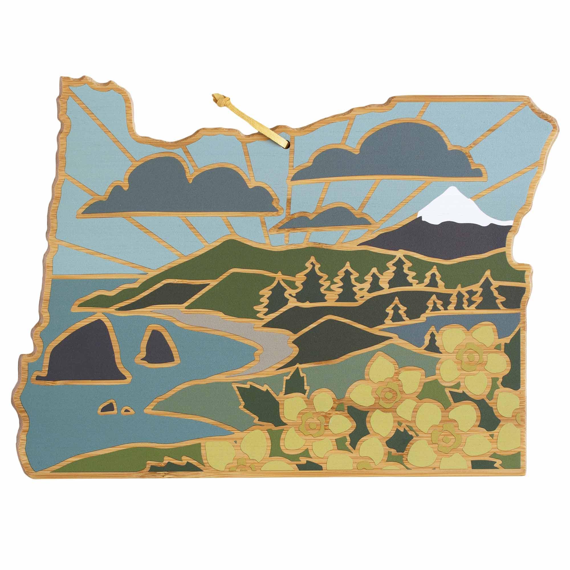 totally-bamboo-oregon-state-shaped-cutting-board-with-artwork-by-summer-stokes image 1