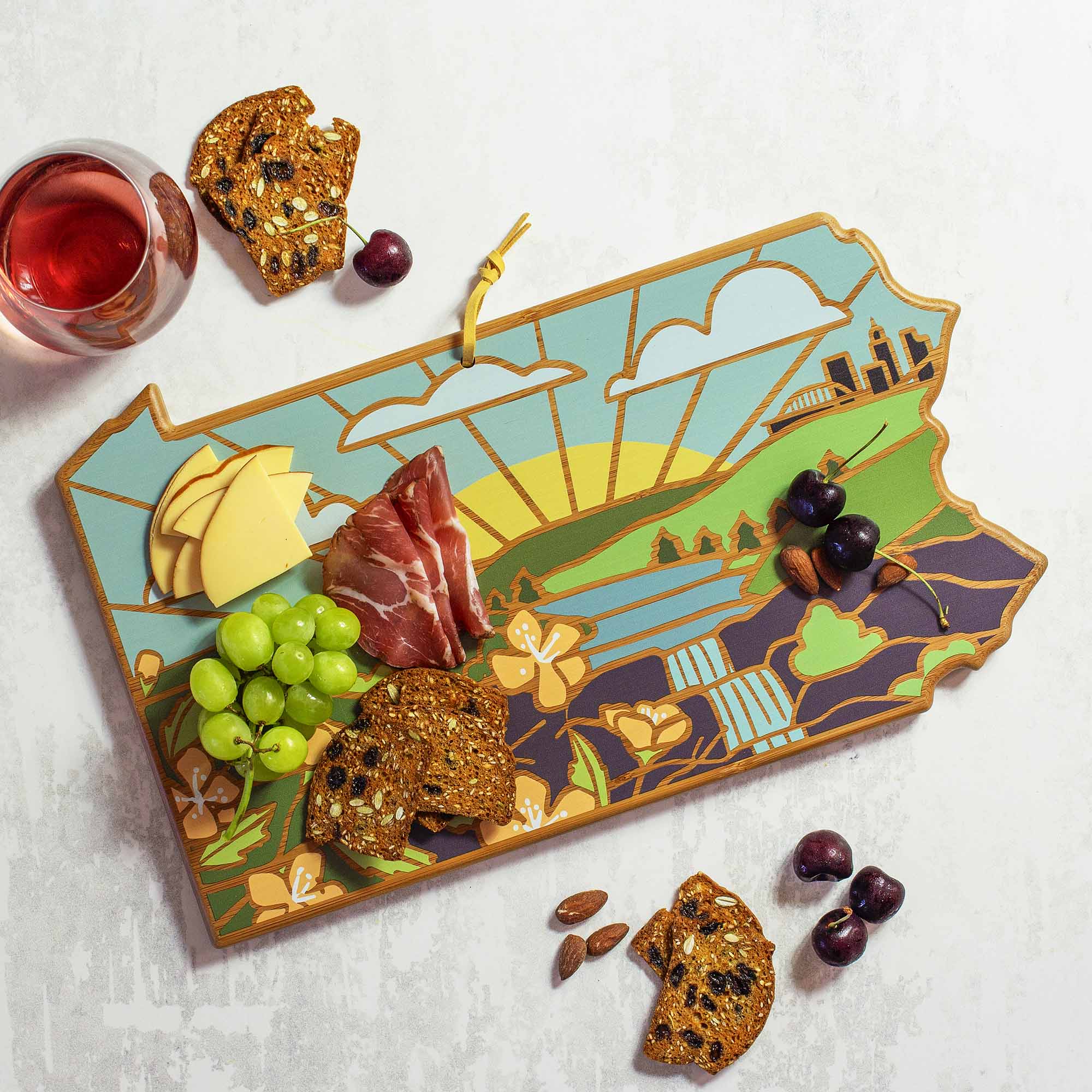 totally-bamboo-pennsylvania-cutting-board-with-artwork-by-summer-stokes image 2