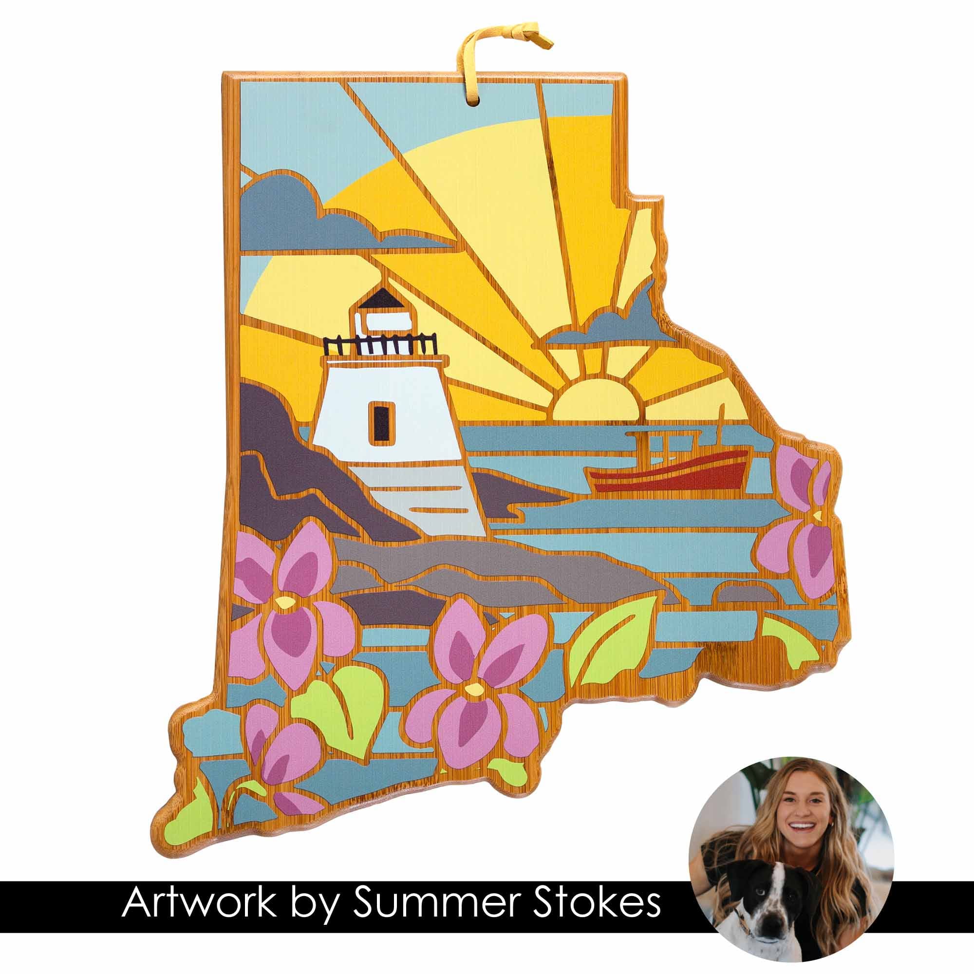 totally-bamboo-rhode-island-cutting-board-with-artwork-by-summer-stokes image 7