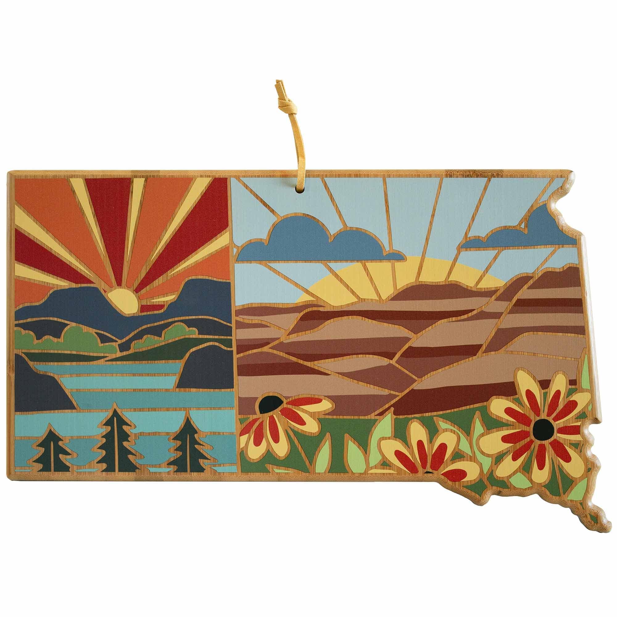 totally-bamboo-south-dakota-cutting-board-with-artwork-by-summer-stokes image 1