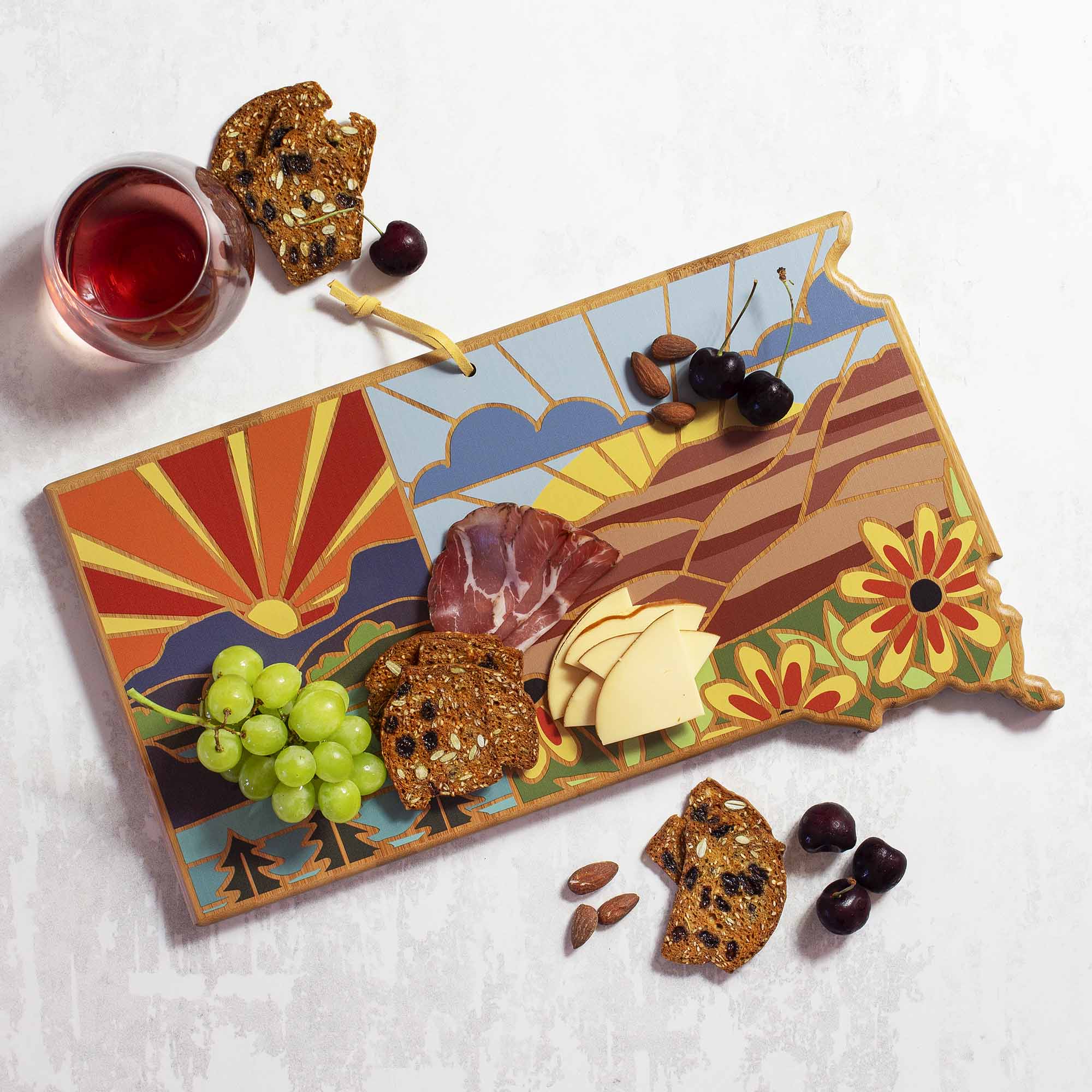 totally-bamboo-south-dakota-cutting-board-with-artwork-by-summer-stokes image 2