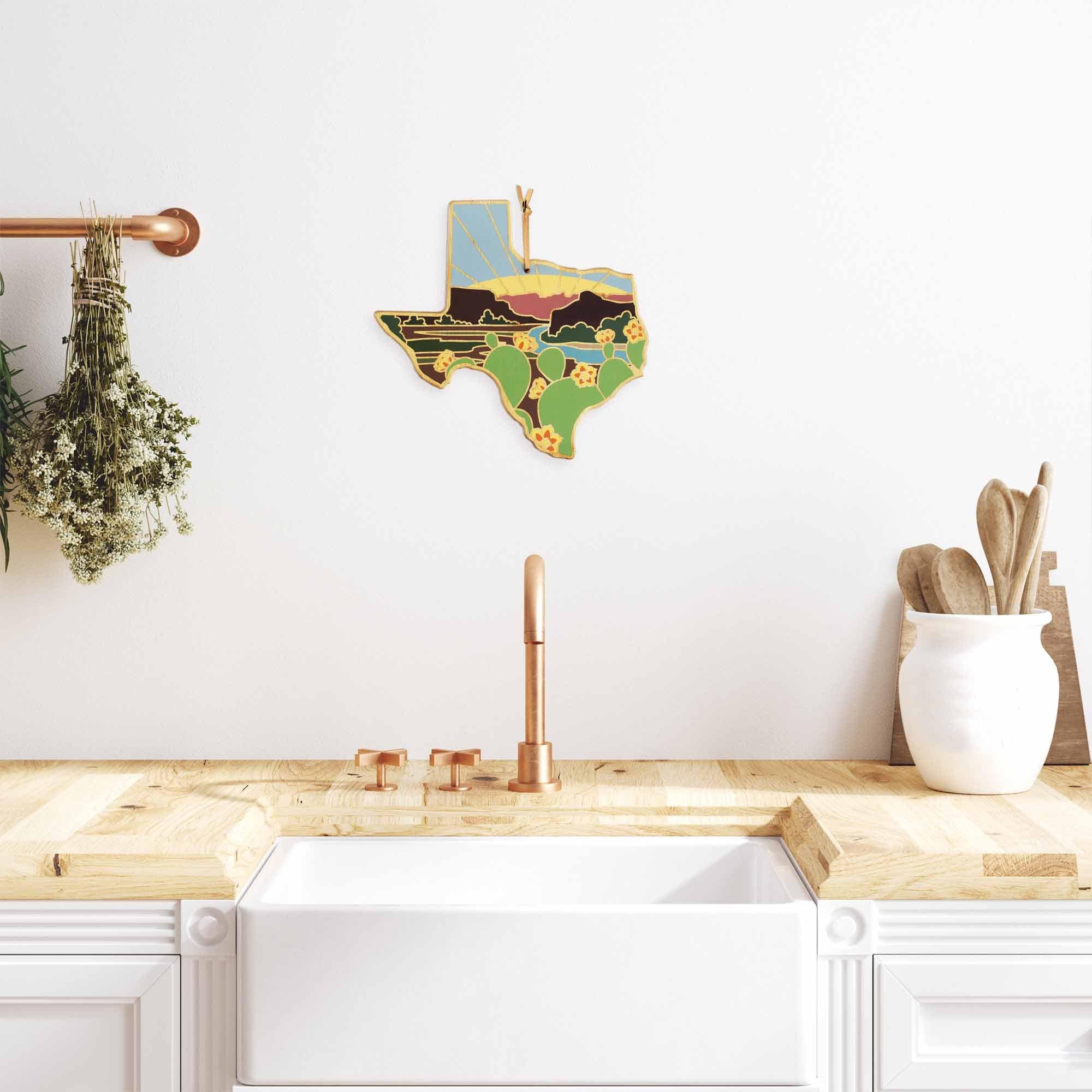 totally-bamboo-texas-cutting-board-with-artwork-by-summer-stokes image 5