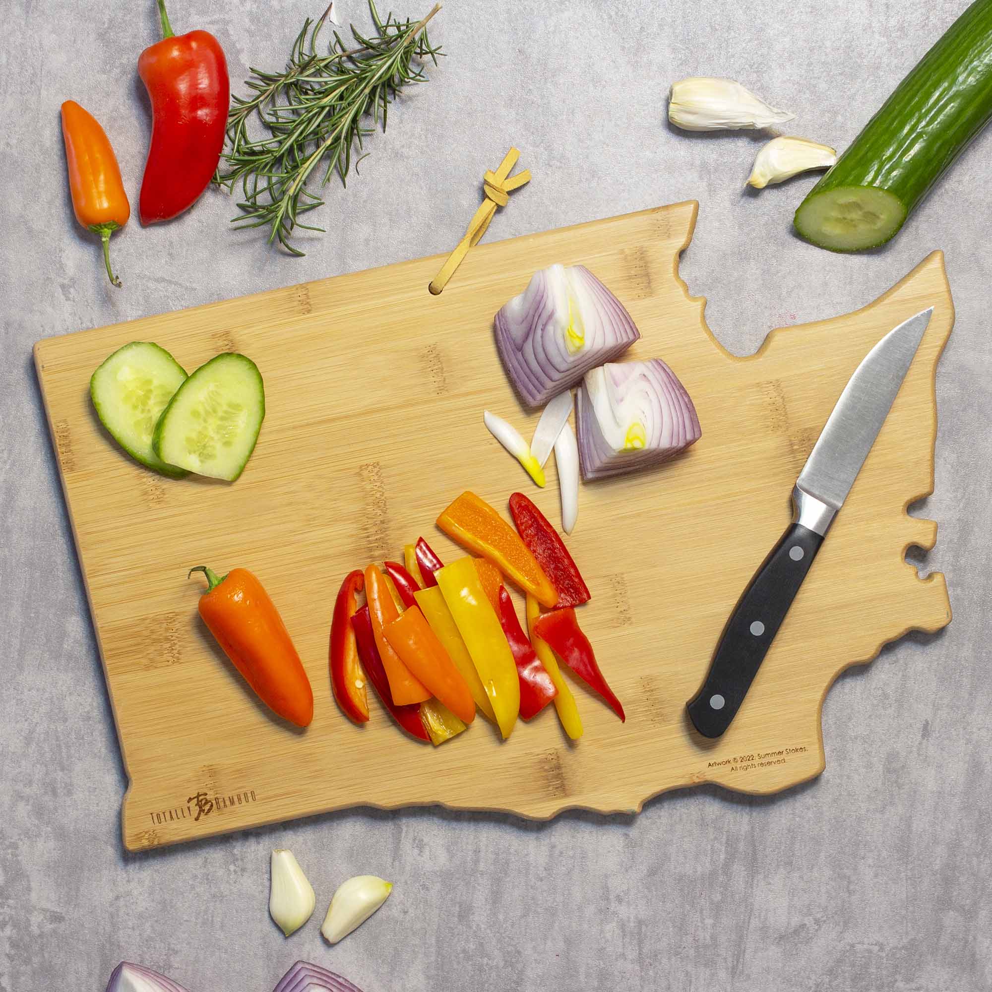 totally-bamboo-washington-cutting-board-with-artwork-by-summer-stokes-state-shap image 5