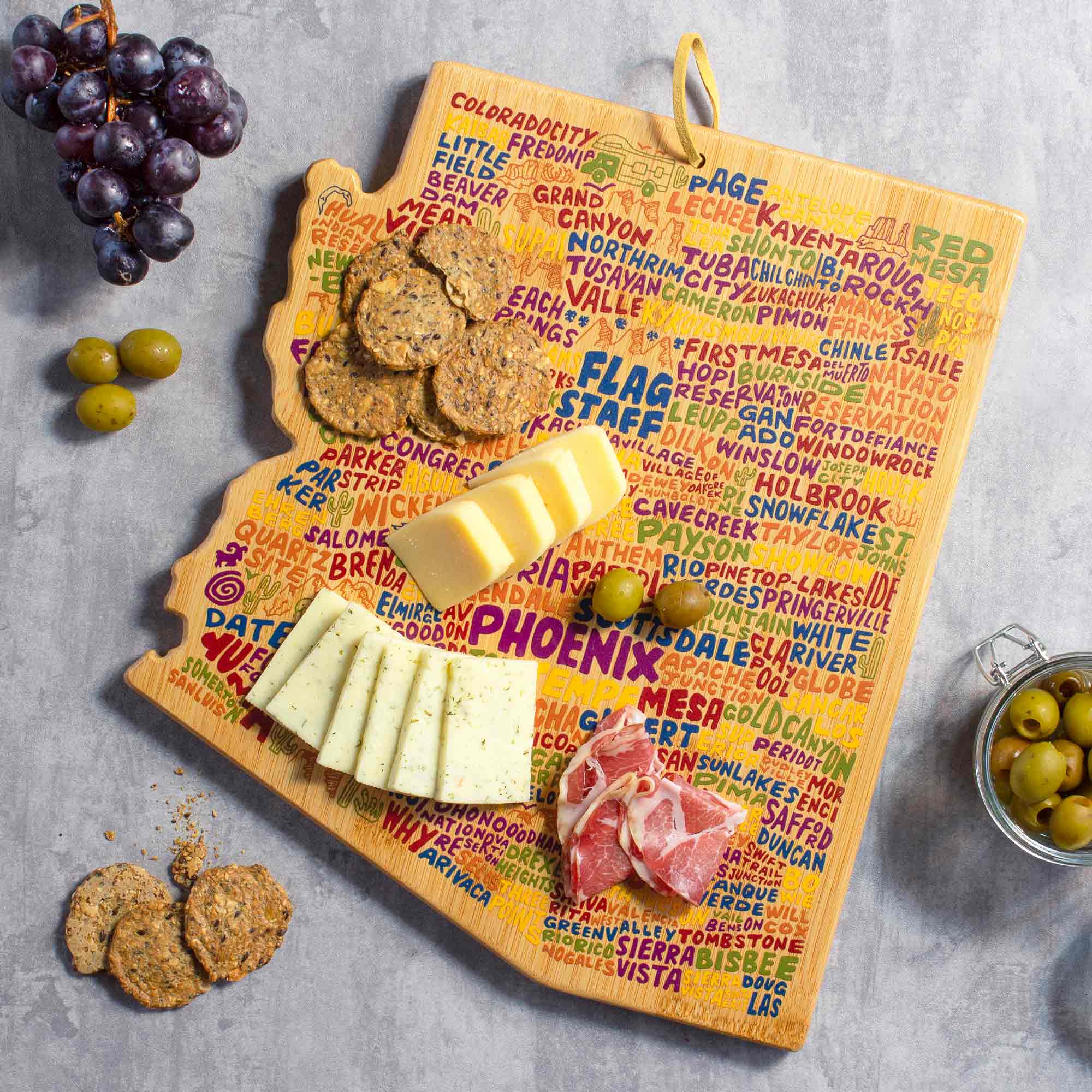 totally-bamboo-arizona-cutting-board-with-artwork-by-wander-on-words image 2