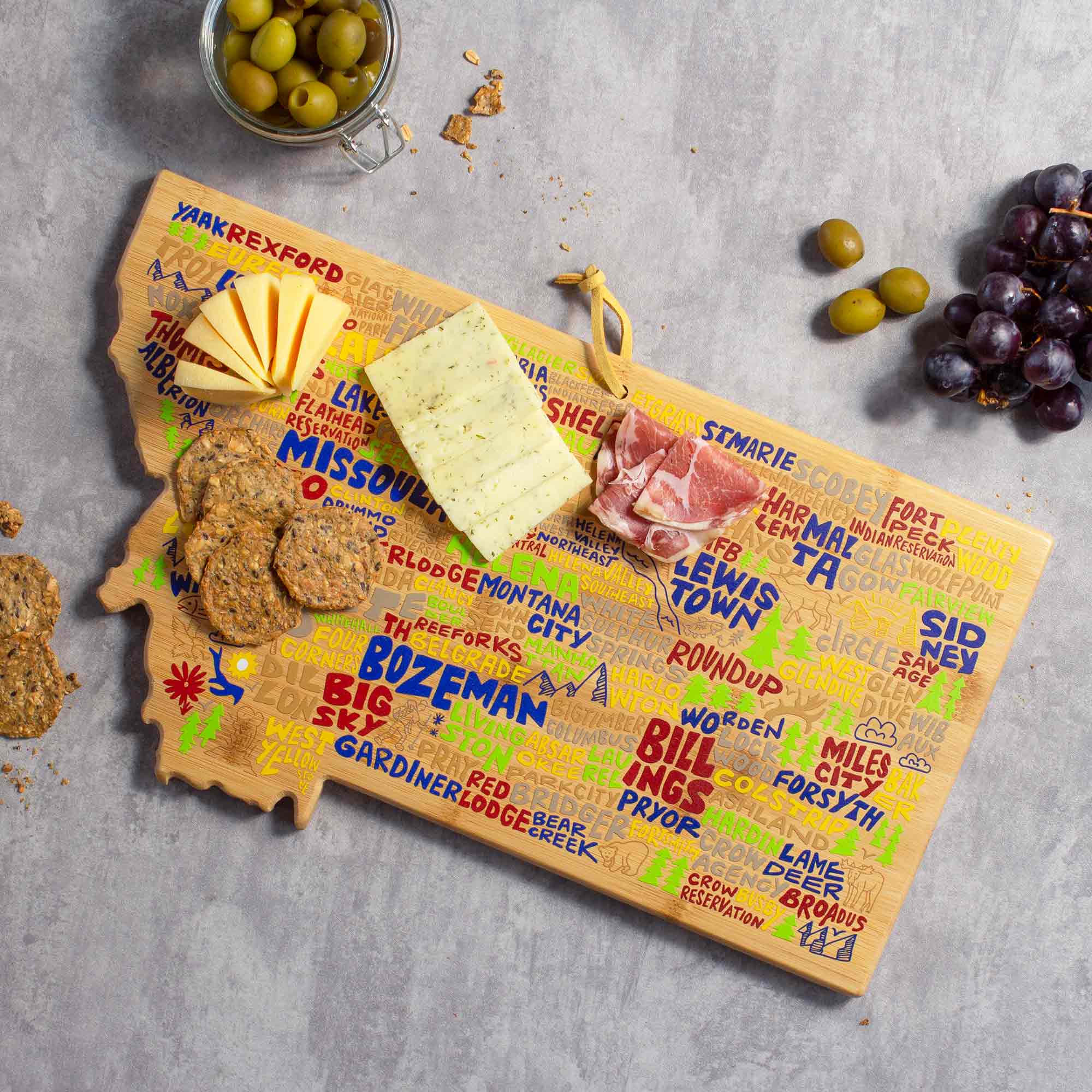 totally-bamboo-montana-cutting-board-with-artwork-by-wander-on-words image 2