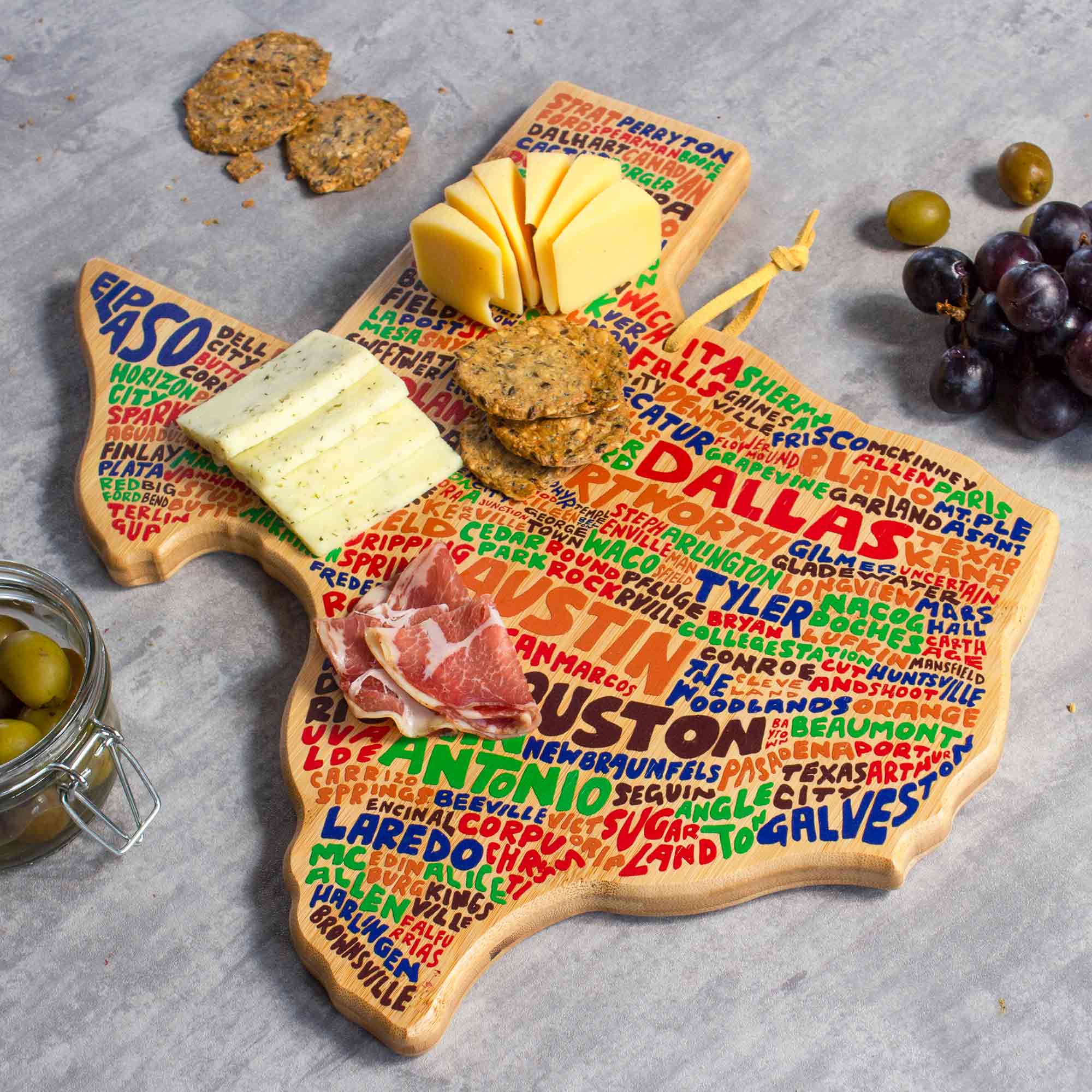totally-bamboo-texas-cutting-board-with-artwork-by-wander-on-words image 3