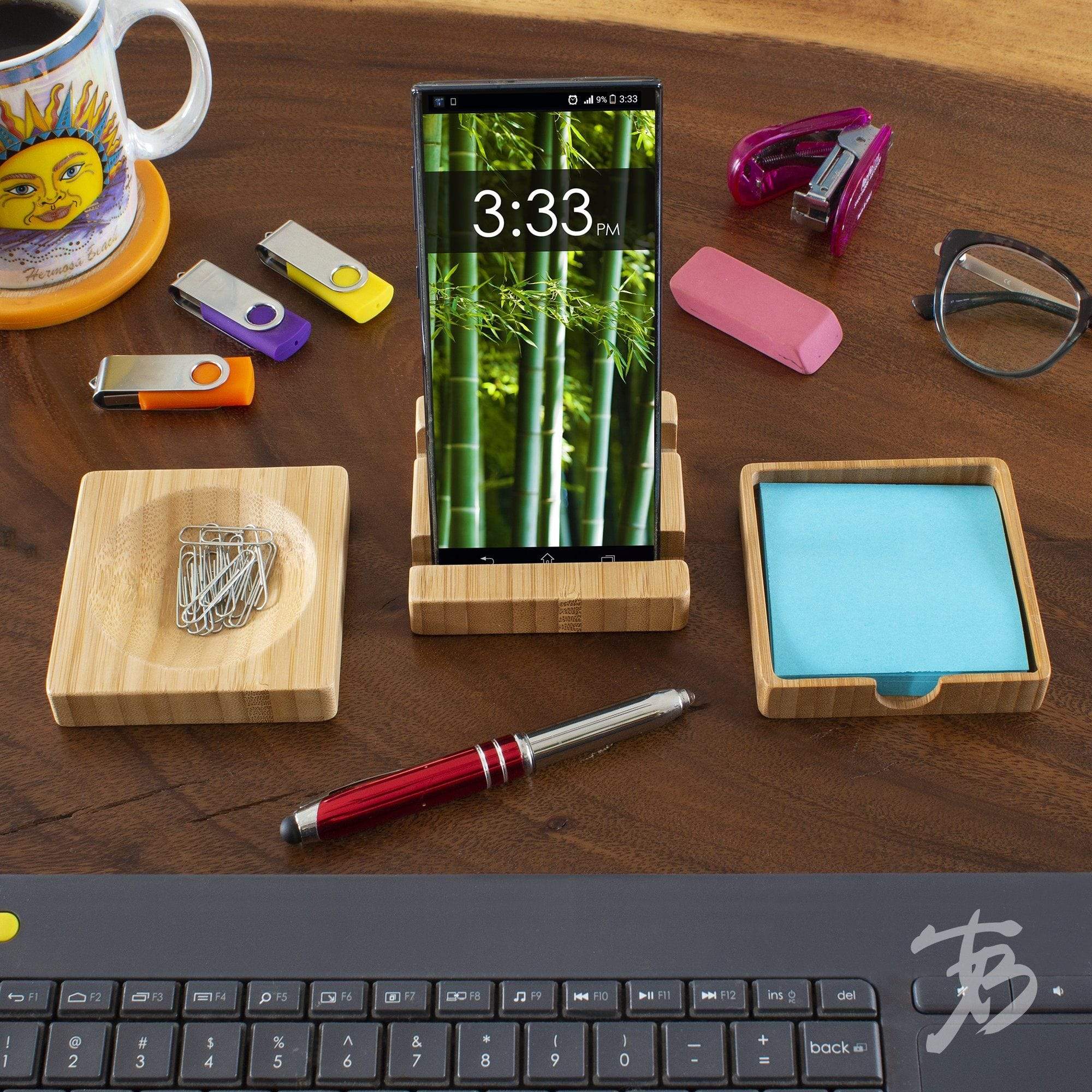 totally-bamboo-3-piece-desk-organizer image 3