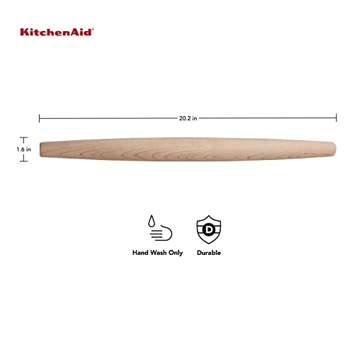 kitchenaid-maplewood-french-rolling-pin-22-inch-brown image 7