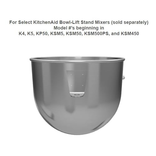 kitchenaid-k5asb-5-quart-bowl-lift-stainless-steel-bowl-with-handle image 6