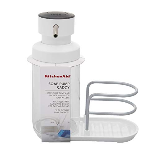 kitchenaid-soap-pump-sponge-caddy-7-inch-white image 8