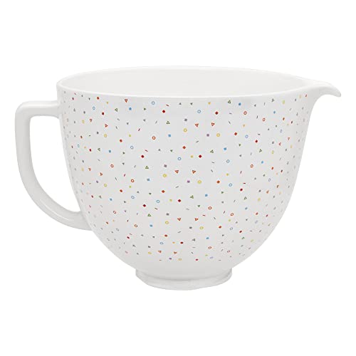 kitchenaid-5-quart-hobnail-ceramic-bowl-titanium-reinforced-fits-tilt-head-mixer image 6