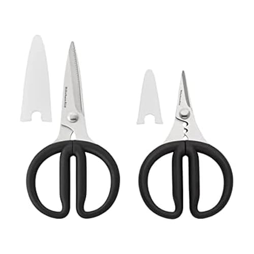 kitchenaid-stainless-steel-all-purpose-utility-and-herb-shears-set-with-soft-tou image 8