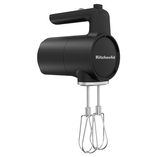 kitchenaid-go-cordless-hand-mixer-khmr700-black-matte-7-speeds-battery-powered image 8