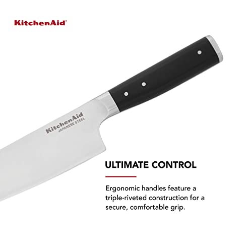 kitchenaid-gourmet-forged-triple-rivet-chef-knife-8-inch-with-blade-cover-japane image 8