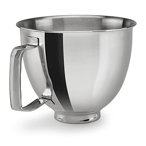 kitchenaid-3-5-quart-polished-stainless-steel-mixing-bowl-with-handle-ksm35ssfp- image 4