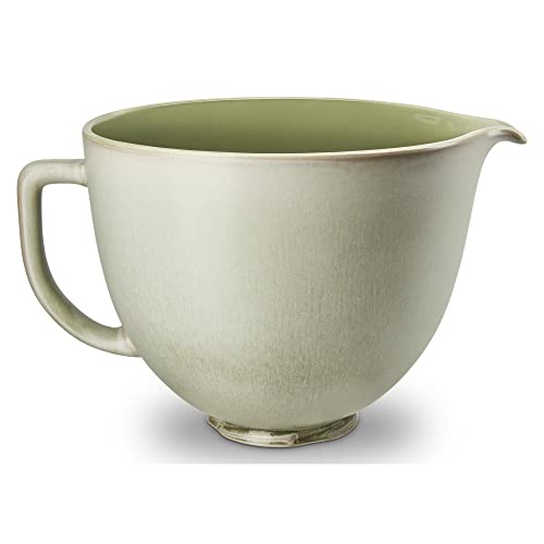 kitchenaid-5-quart-ceramic-bowl-for-tilt-head-stand-mixers-ksm2cb5psl-sage-leaf image 8