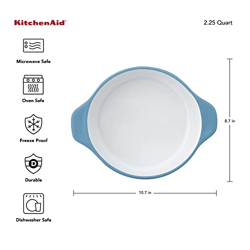 kitchenaid-vitrified-stoneware-round-casserole-baker-2-25-quart-blue-velvet image 7