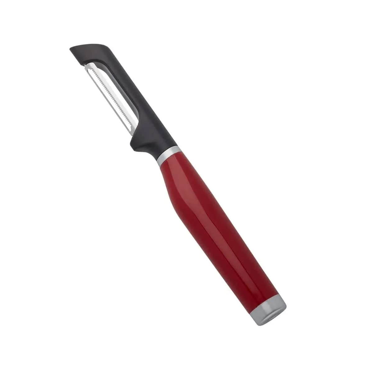 kitchenaid-gourmet-euro-peeler-8-7-inch-red-double-edged-serrated-blade-with-pot image 2