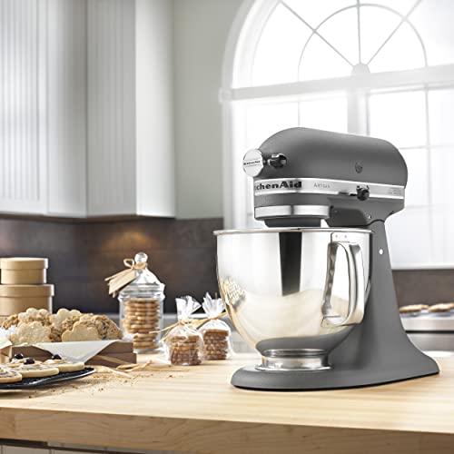 kitchenaid-artisan-series-5-quart-tilt-head-stand-mixer-ksm150ps-imperial-grey image 7
