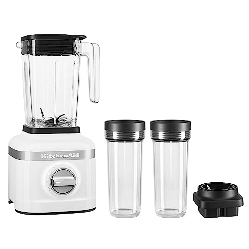 kitchenaid-k150-3-speed-ice-crushing-blender-with-2-personal-jars-ksb1332y-white image 5